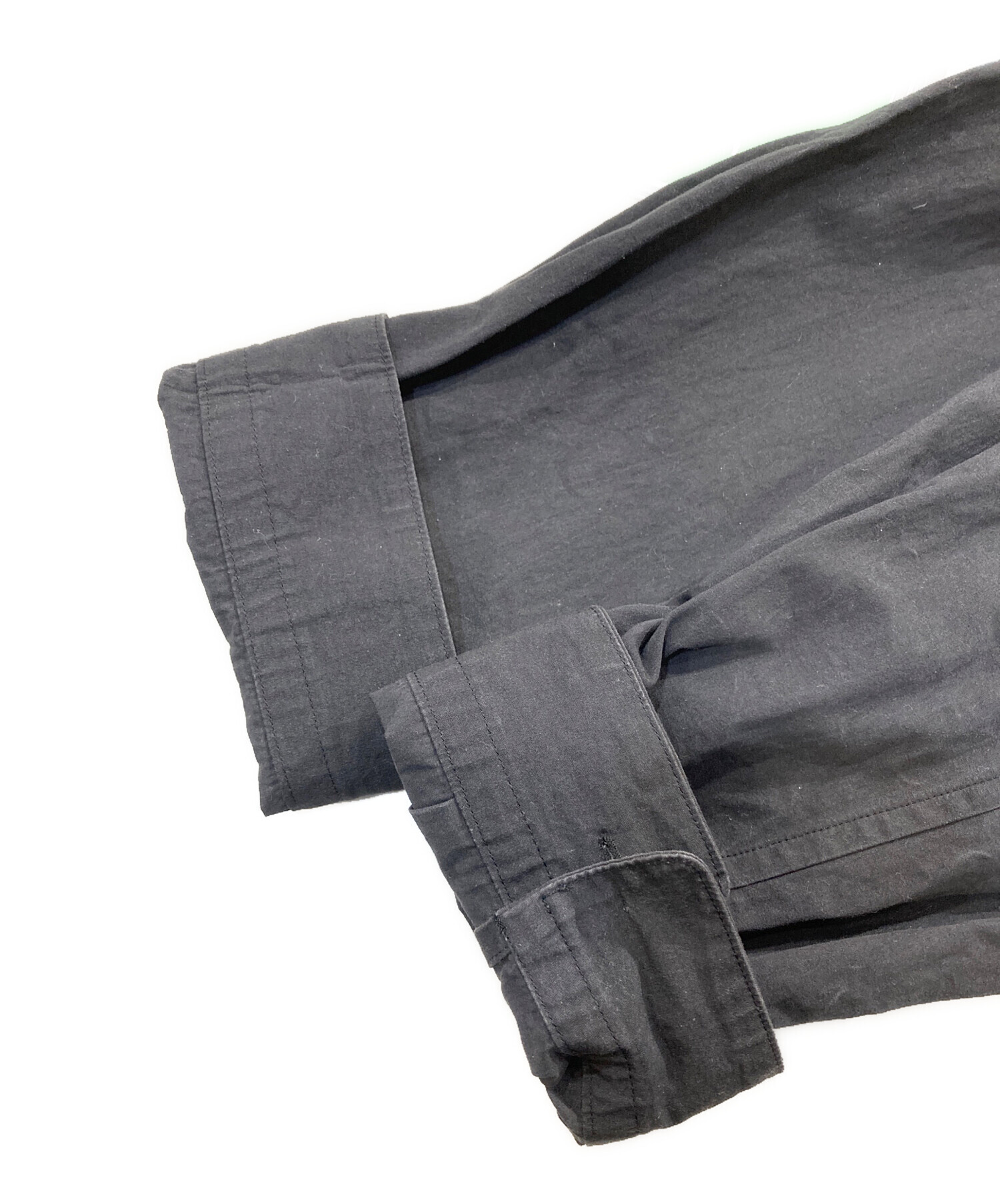 中古・古着通販】nonnotte (ノノット) OVERSIZED SHIRT ブラック