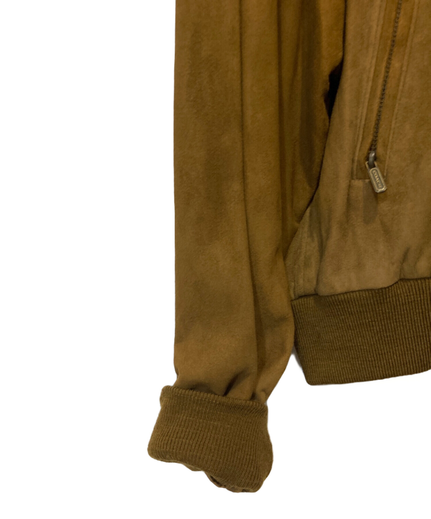 中古・古着通販】COACH (コーチ) スエードジャケット ブラウン サイズ