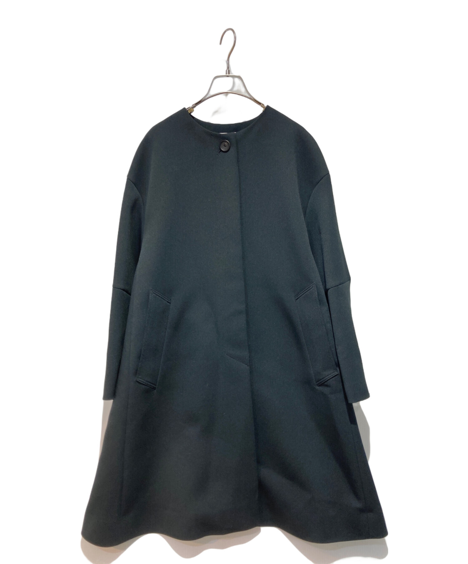 ADORE アドーア トリプルツイルコート 中古・古着通販】ADORE (アドーア) トリプルツイルコート ブラック