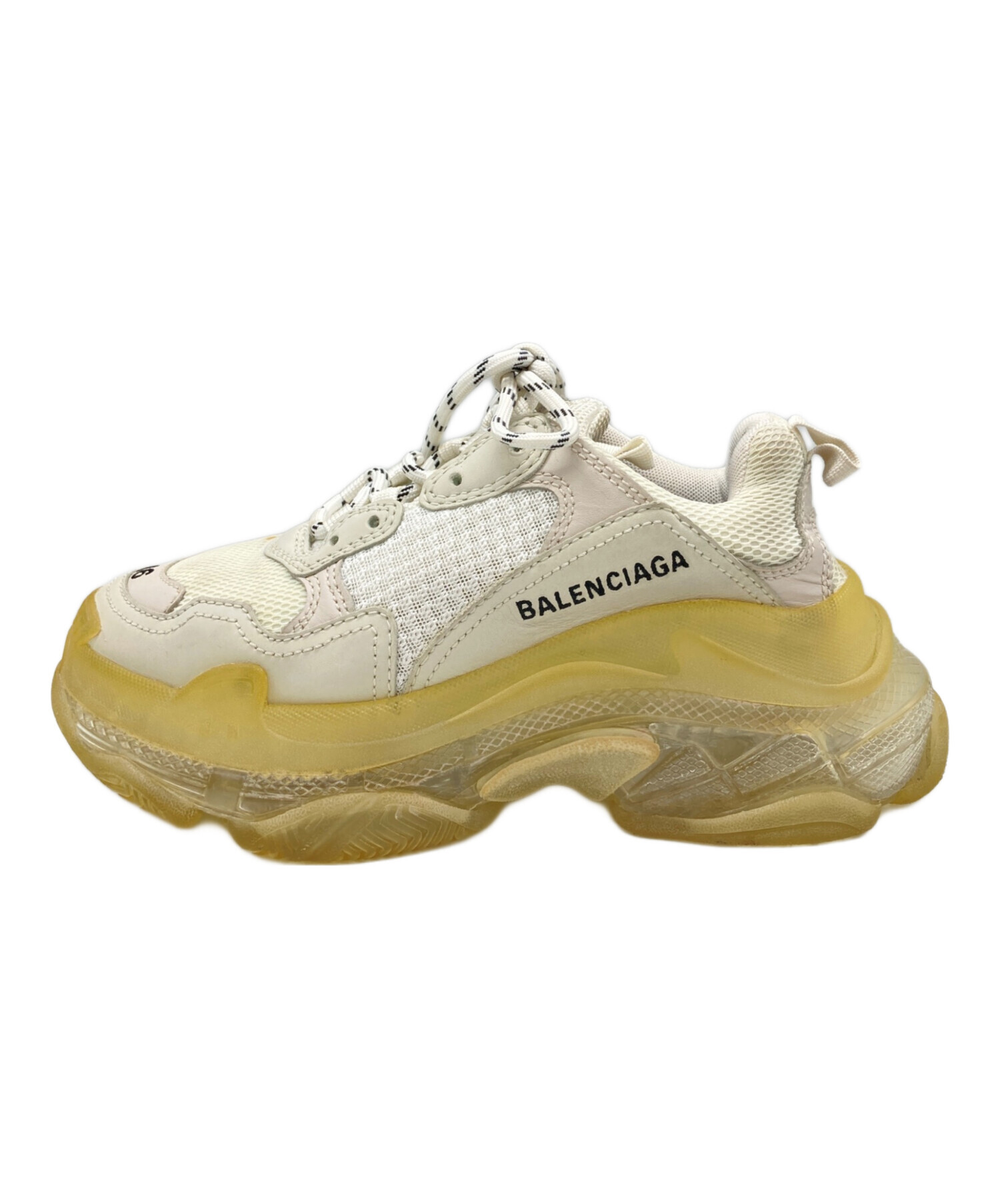 中古・古着通販】BALENCIAGA (バレンシアガ) triple S ベージュ サイズ 