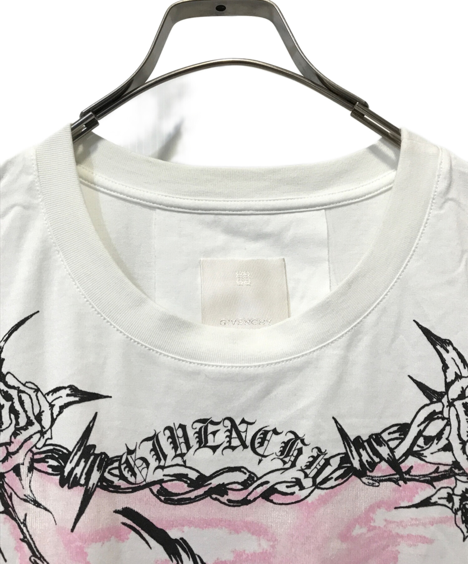 GIVENCHY GIVENCHY ジバンシィ Goth Print Oversized T-Shirt ゴス 