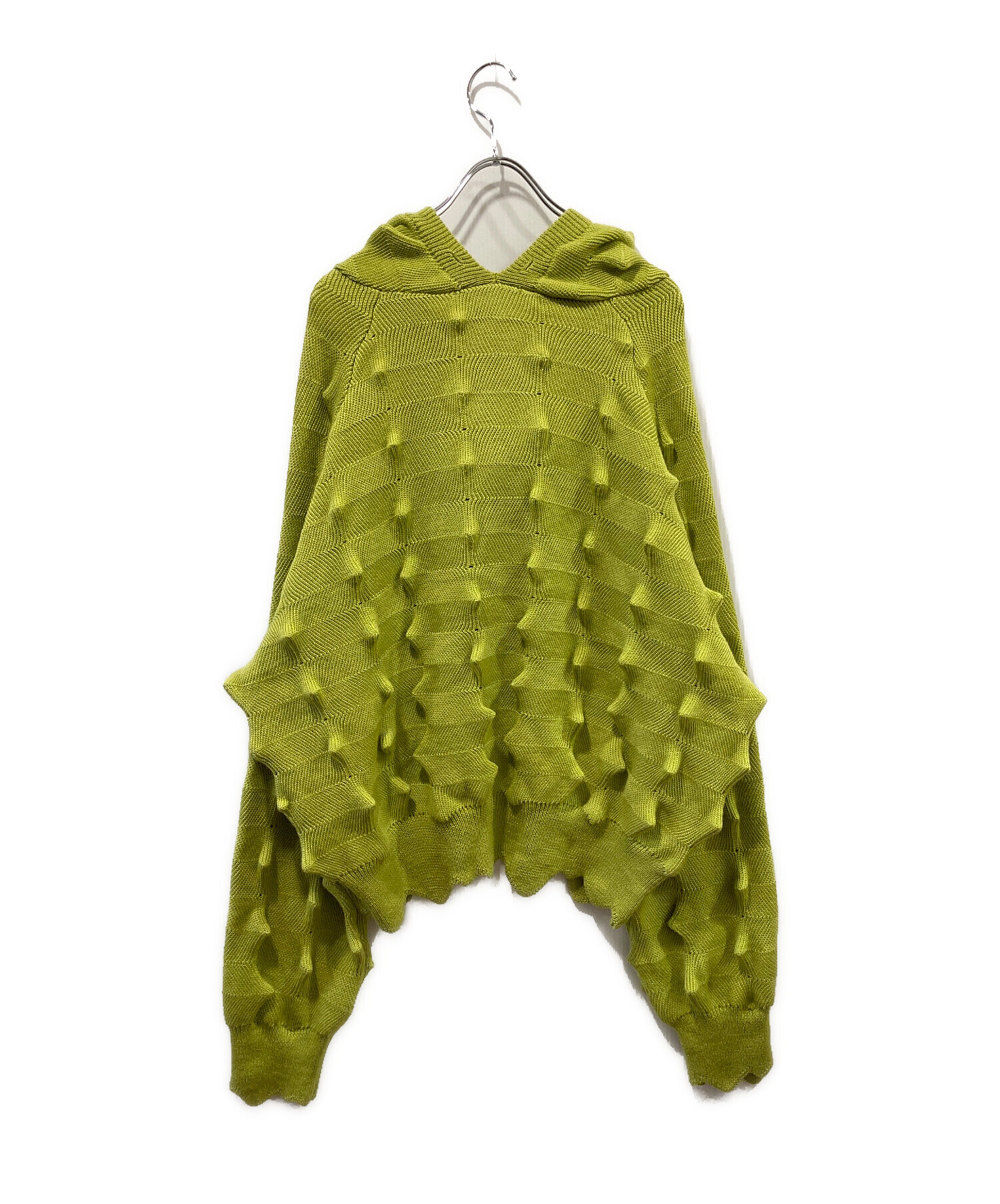 中古・古着通販】MADFRENZY (マッドフレンジー) SPIKED KNIT HOODIE 