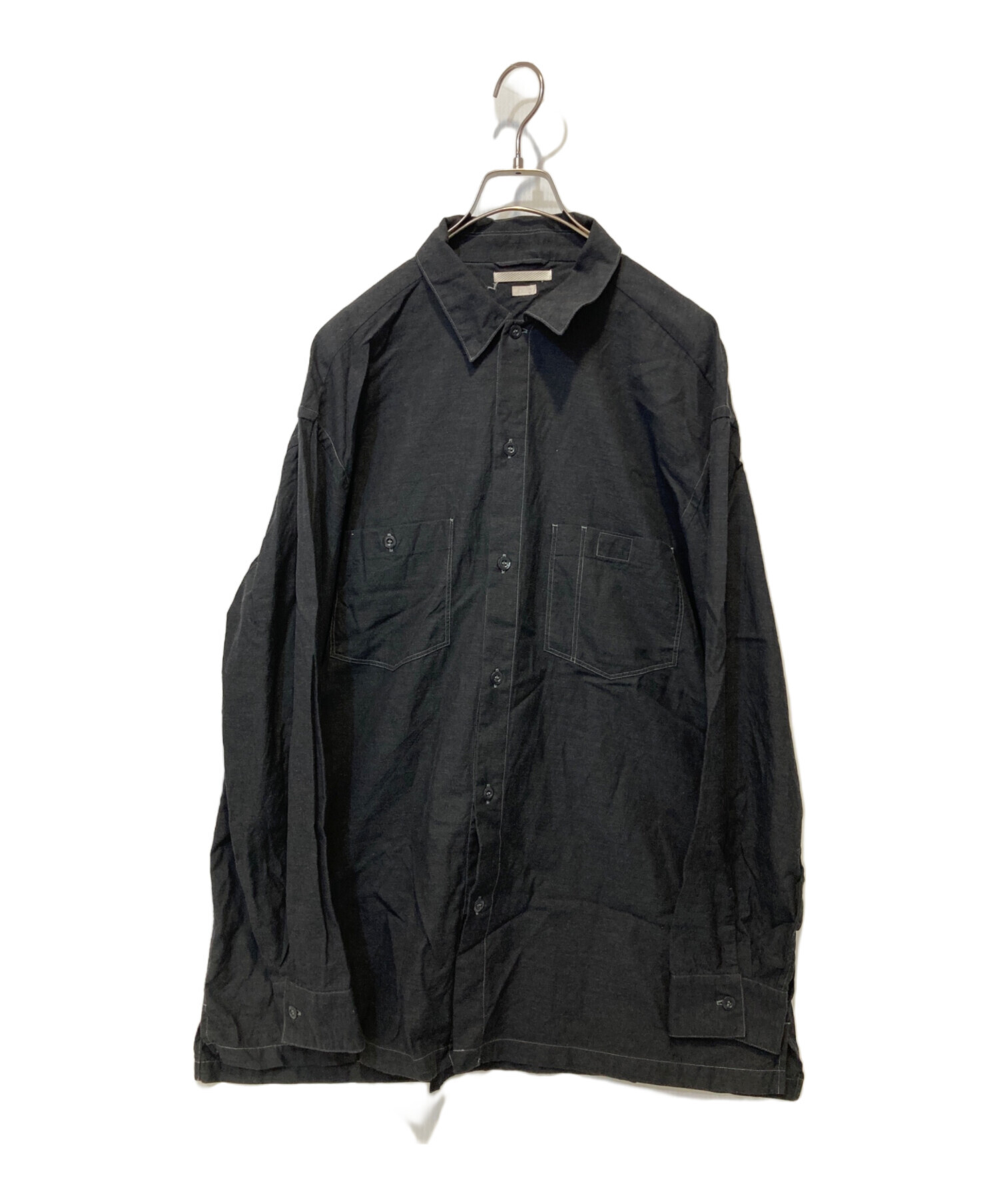 中古・古着通販】blurhms (ブラームス) シャツ ブラック サイズ:4 