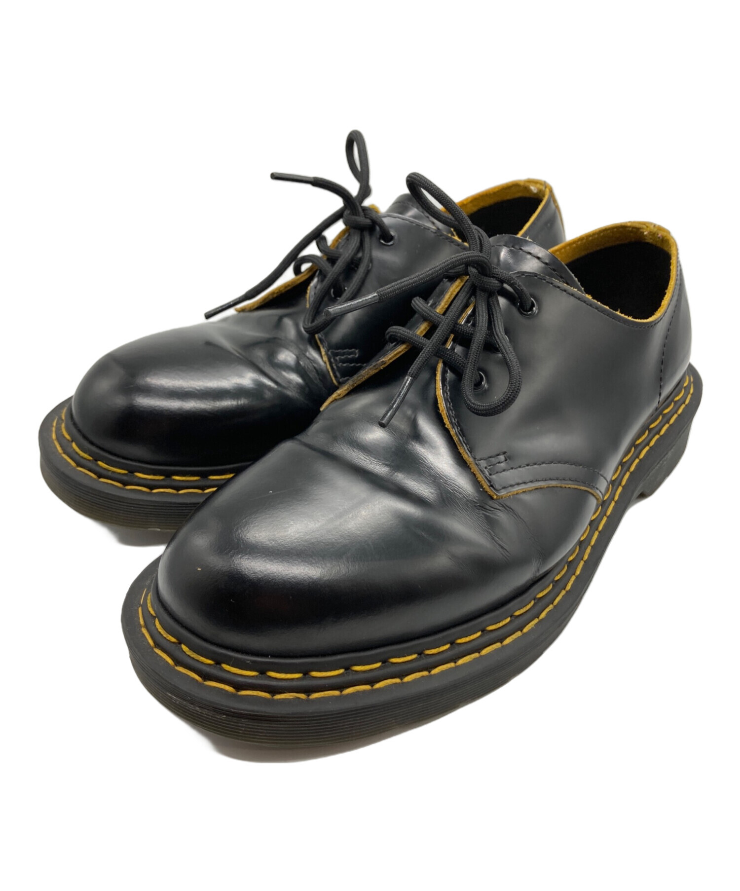 希少　Dr. Martens ダブルステッチ　3ホール　UK8 中古・古着通販】Dr.Martens (ドクターマーチン) ダブルステッチ3