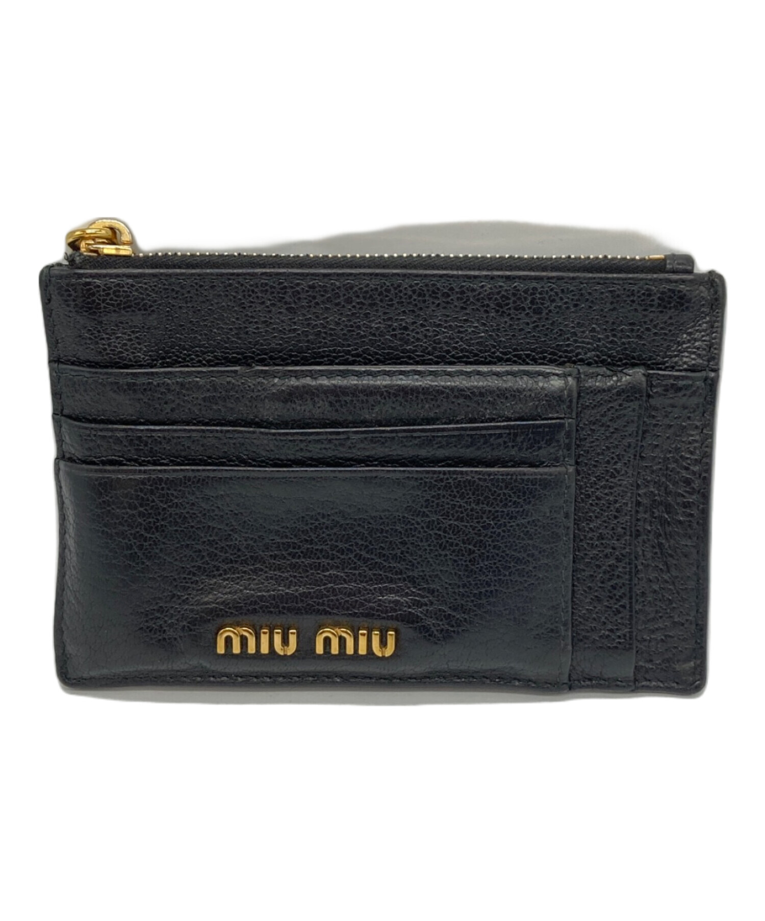 中古・古着通販】MIU MIU (ミュウミュウ) フラグメントケース ブラック 