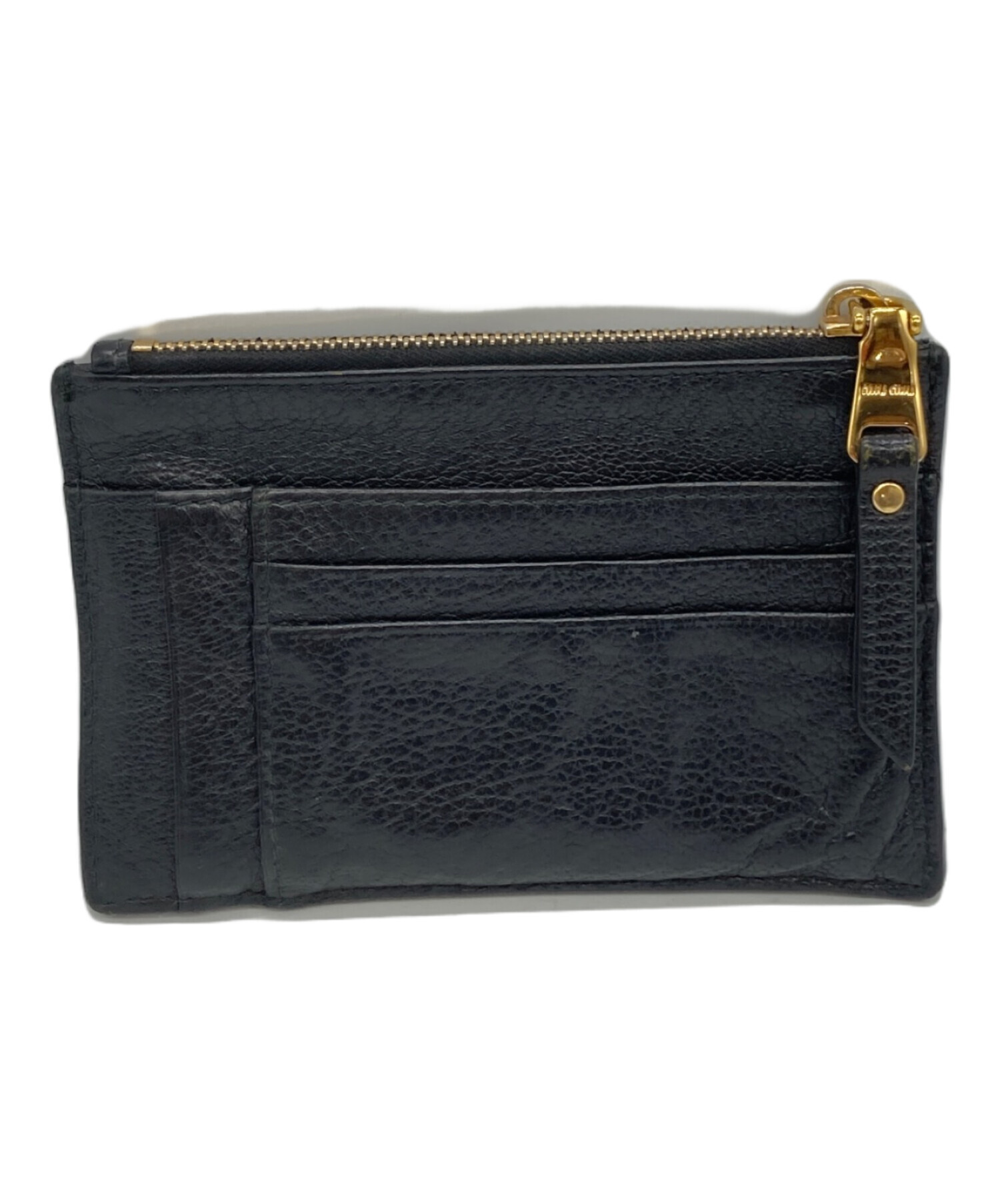 中古・古着通販】MIU MIU (ミュウミュウ) フラグメントケース ブラック 