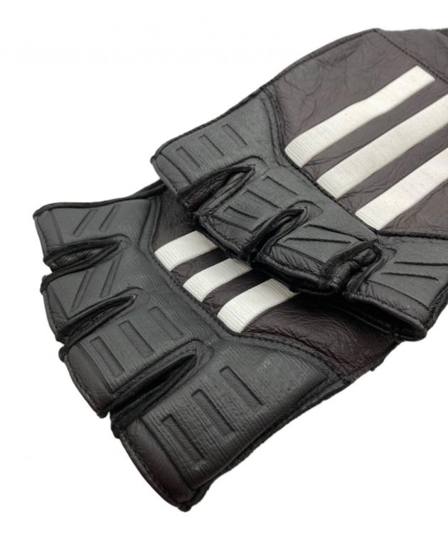 未使用保管品 GUCCI グッチ アディダス レザー グローブ コラボ 手袋 中古・古着通販】adidas (アディダス) GUCCI (グッチ) レザーグローブ
