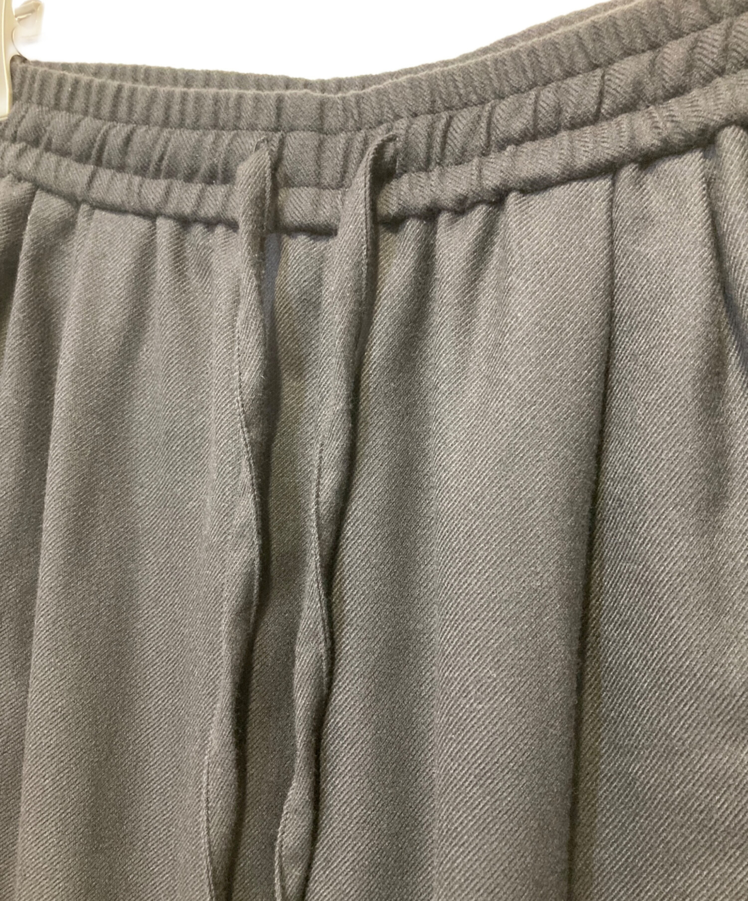 中古・古着通販】wirrow (ウィロウ) Botany wool drawstring pants
