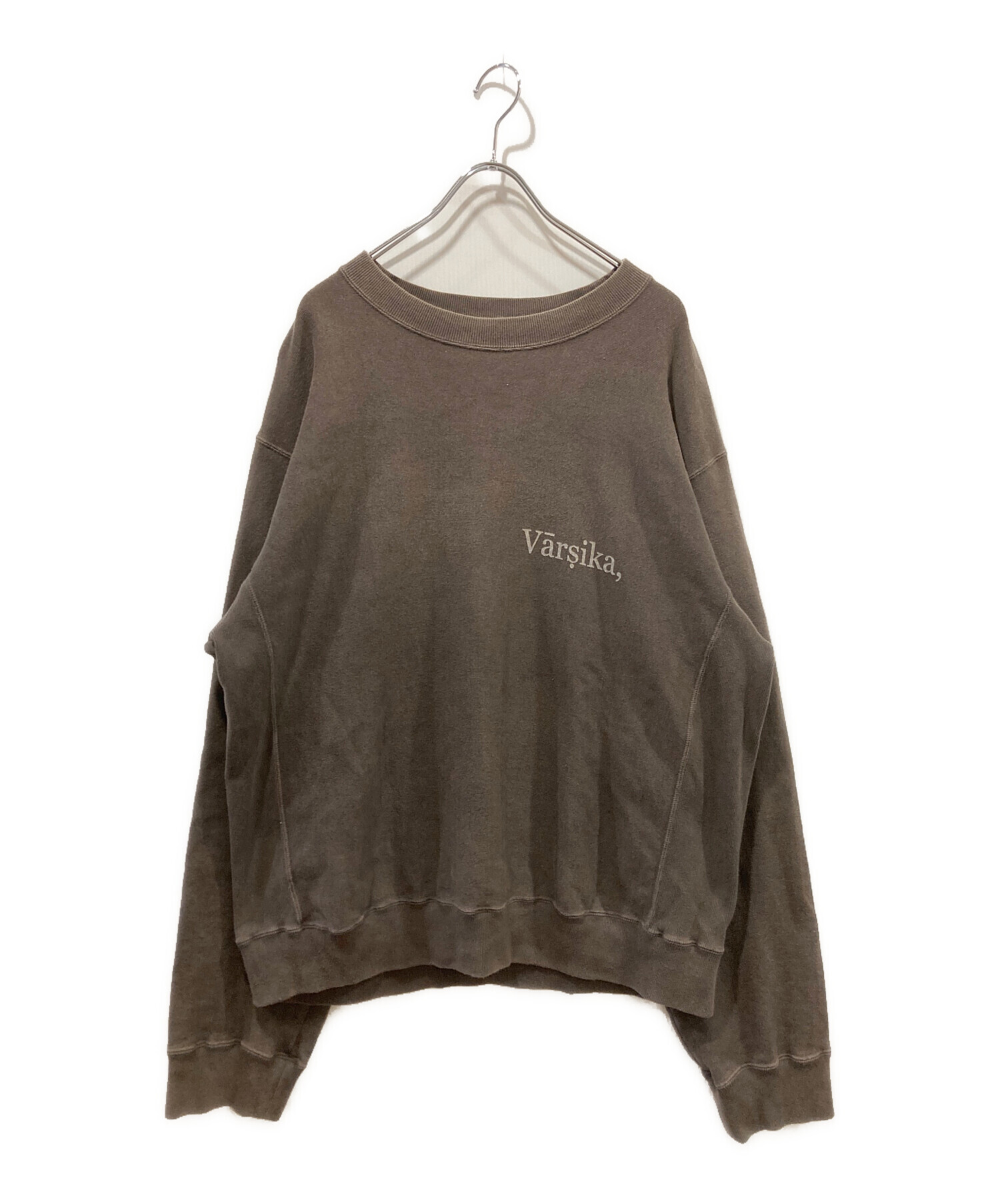 中古・古着通販】fujimoto (フジモト) OVER DYED SWEAT SHIRT ブラック