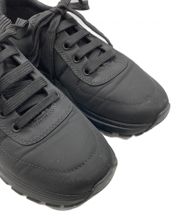 PRADA ナイロンスニーカー セール】プラダ☆ナイロンxスエードレザースニーカー IE283N