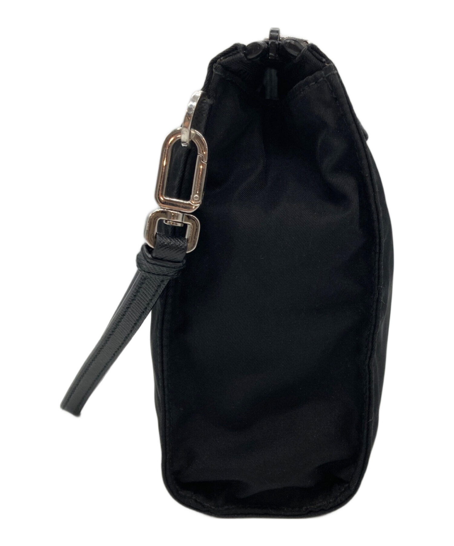 極美品/箱付】PRADA クラッチバッグ 1M1250 ブラック PRADA メンズ