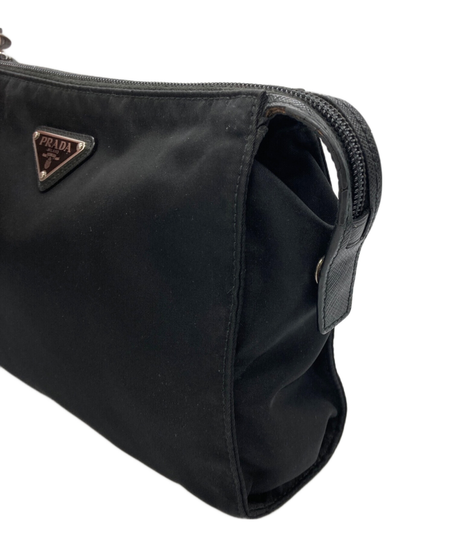 中古・古着通販】PRADA (プラダ) サフィアーノ クラッチバッグ 