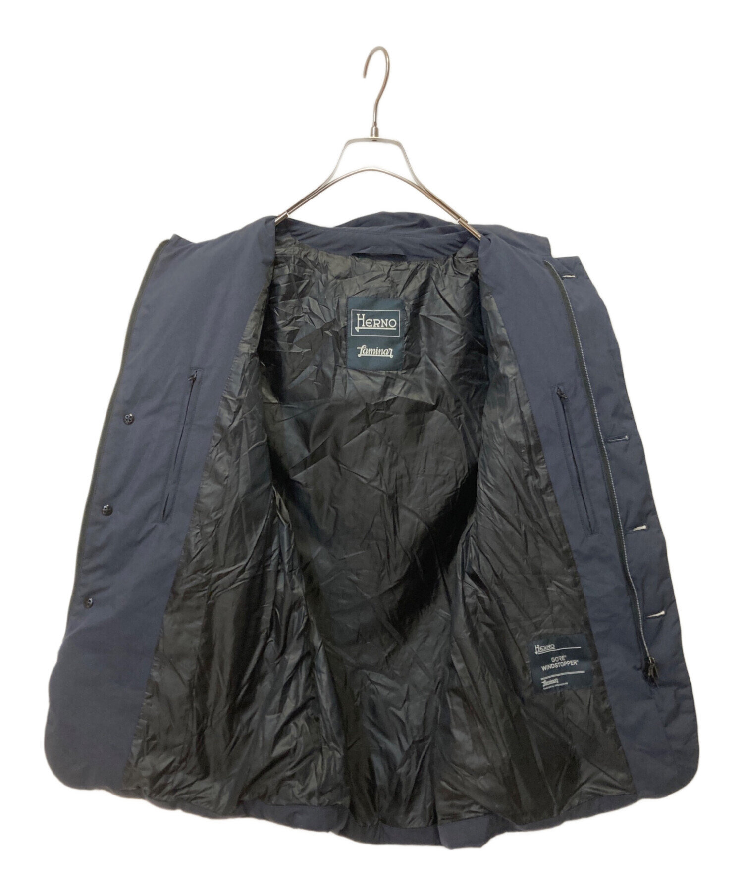 中古・古着通販】HERNO (ヘルノ) LAMINAR DOWN JACKET ブラック サイズ