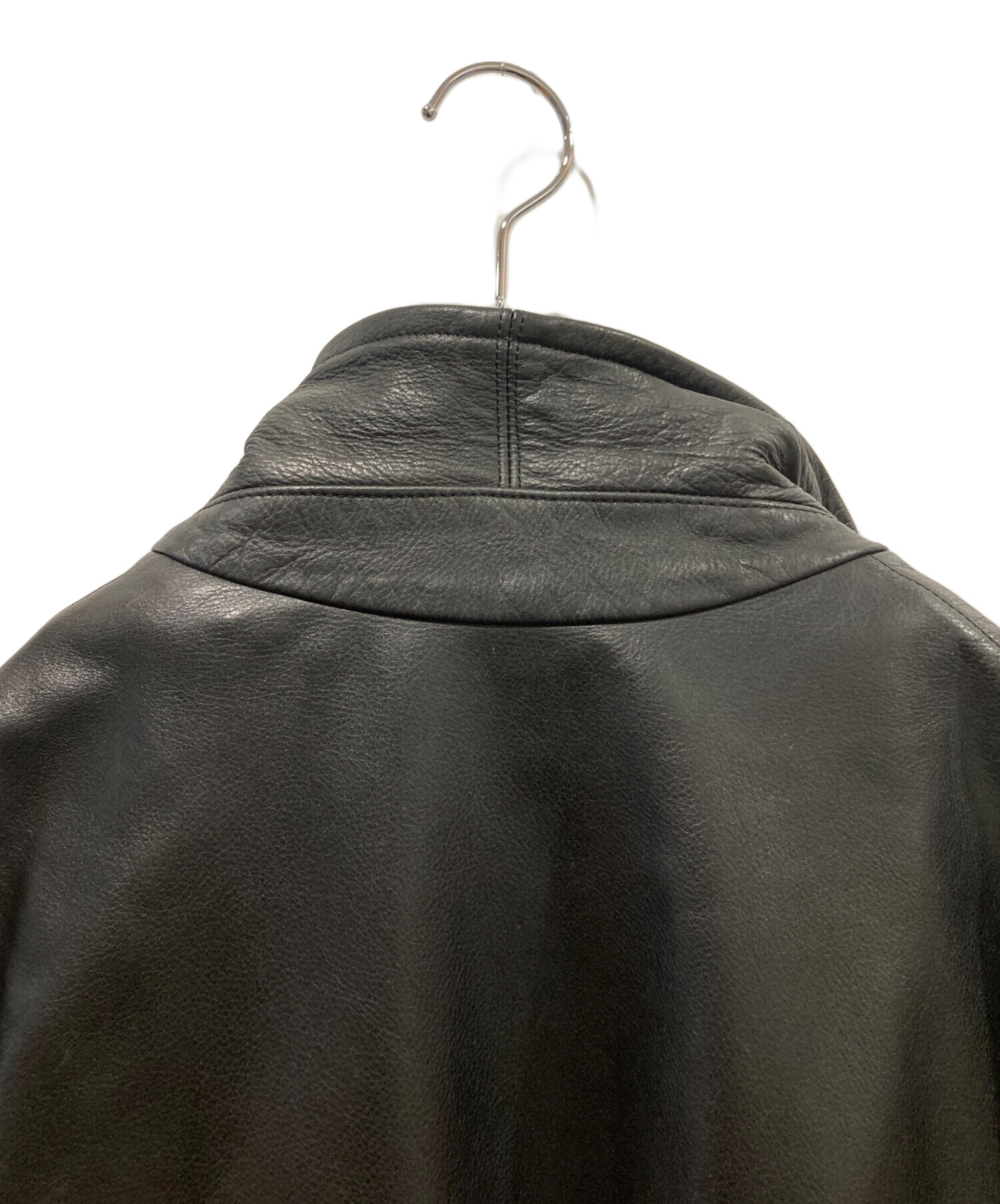 中古・古着通販】COACH (コーチ) ライナー付レザーカーコート ブラック