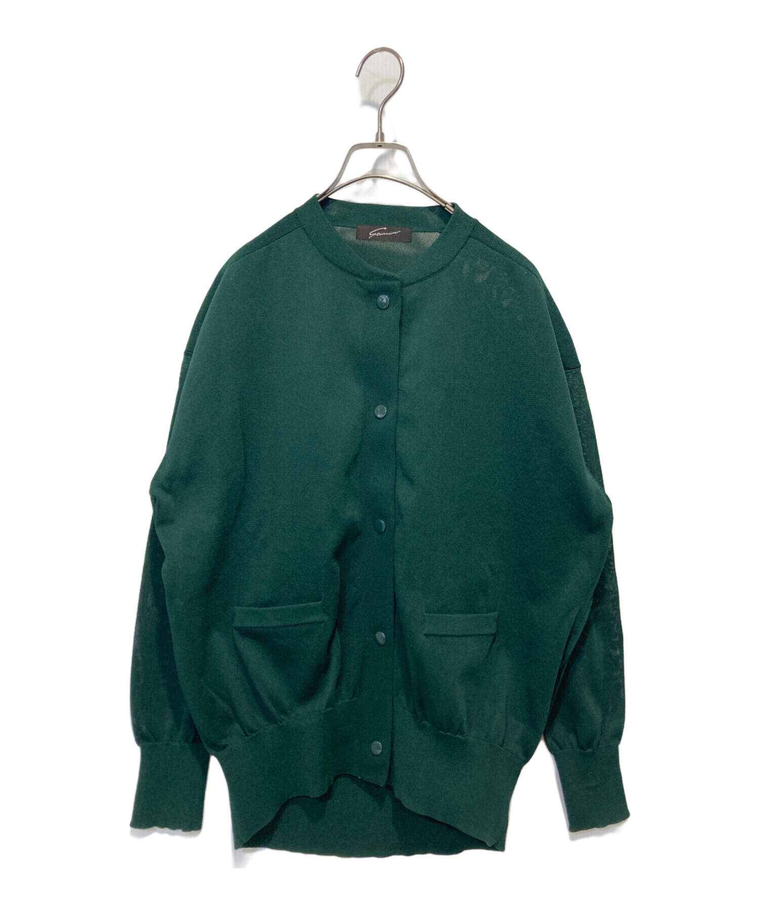 [Make stuff '25] てぃら袖トレルブルゾン★グリーン✕ネイビー 桑和 7532-00 長袖ブルゾン 秋冬 JIS T8118対応 ストレッチ 消臭 SDGs