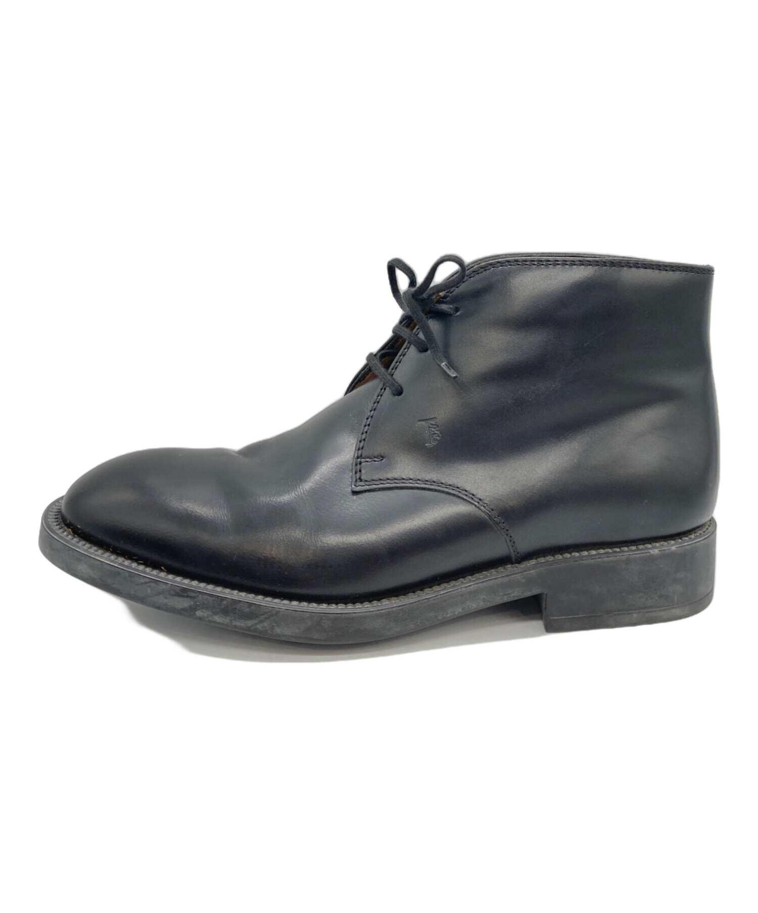 中古・古着通販】TOD'S (トッズ) レザーブーツ ブラック サイズ:5 1/2