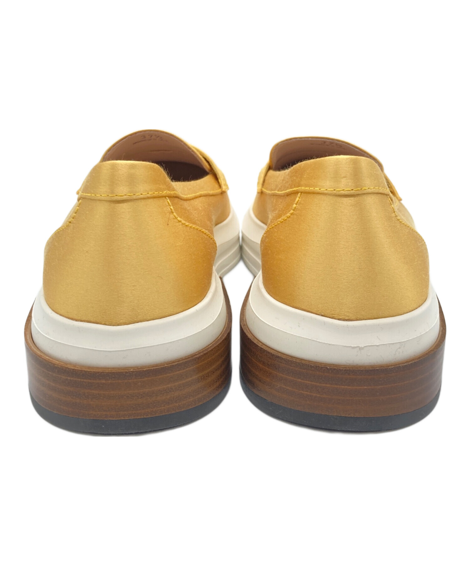 トッズ　TOD’S スリッポン　サイズ37 中古・古着通販】TOD'S (トッズ) サテンスリッポンシューズ イエロー