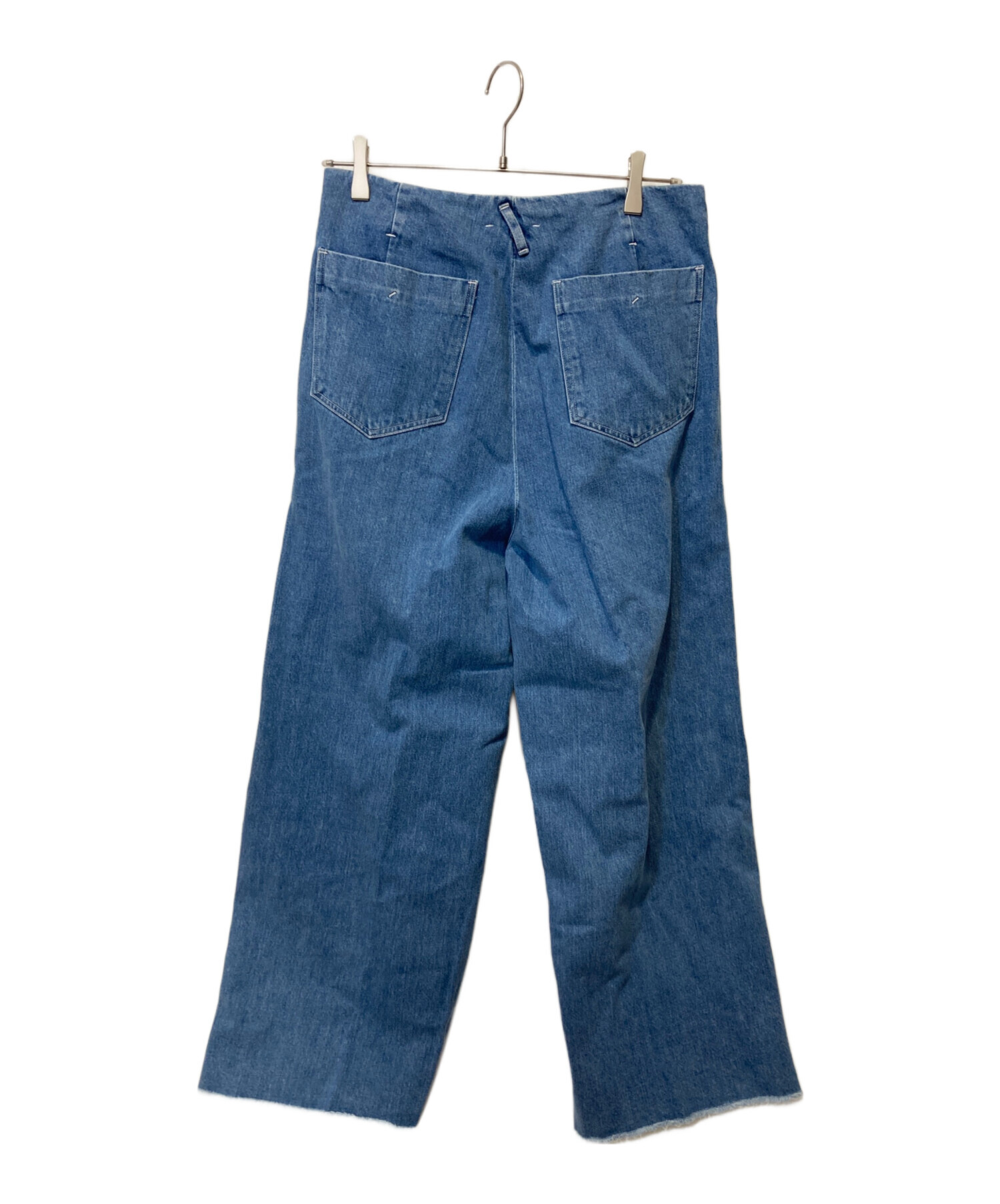 中古・古着通販】saby (サバイ) TUCK BAGGY DENIM/ ブルー サイズ:S 