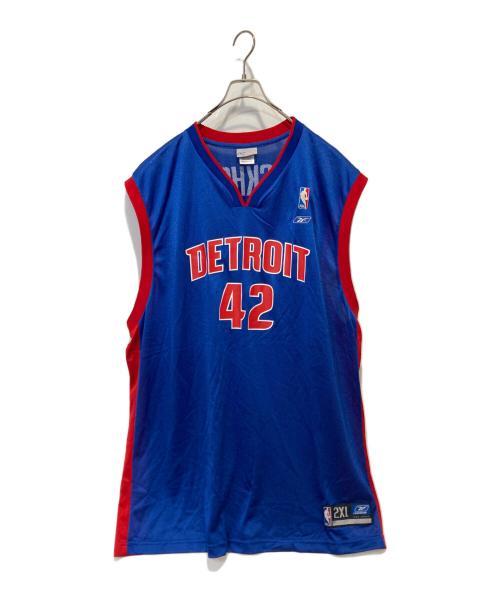 中古・古着通販】REEBOK (リーボック) ゲームシャツ ブルー サイズ:2XL