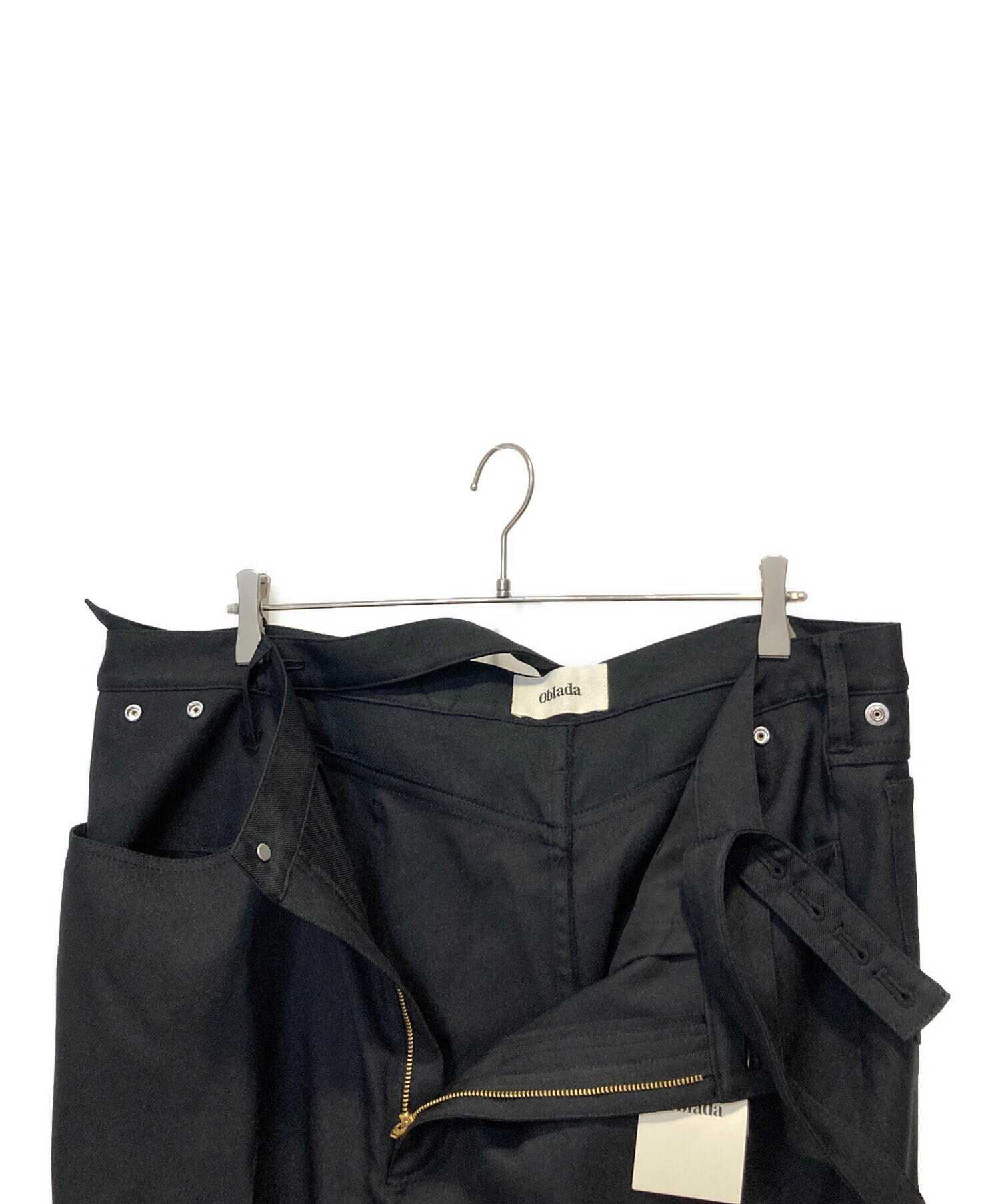 中古・古着通販】oblada (オブラダ) DEFORMATION DINER PANTS ブラック