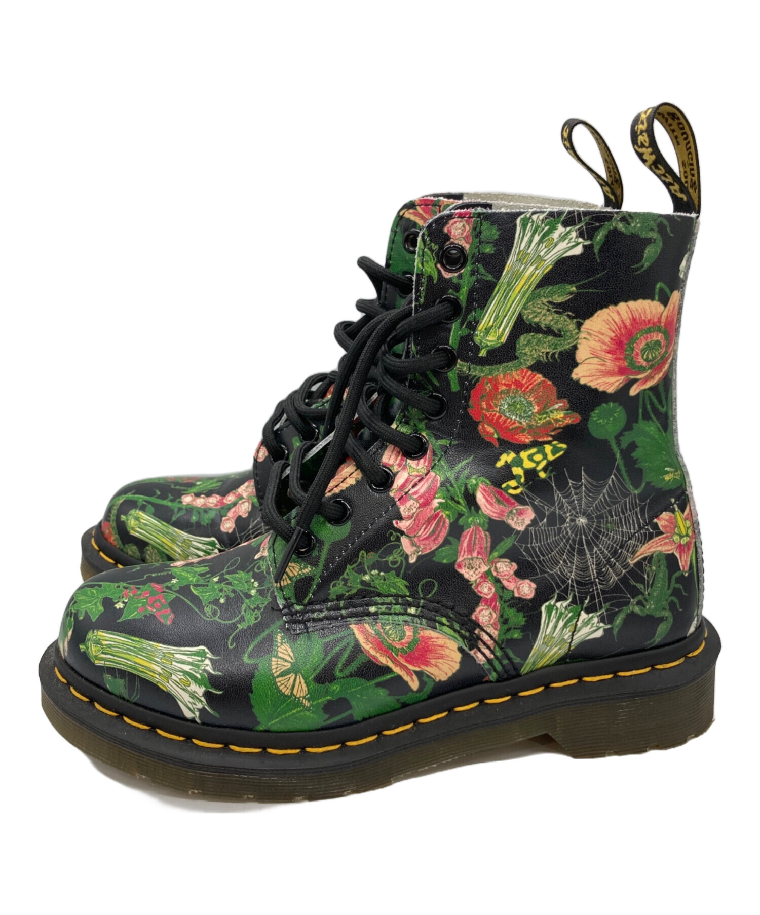 中古・古着通販】Dr.Martens (ドクターマーチン) フラワー柄8ホール 