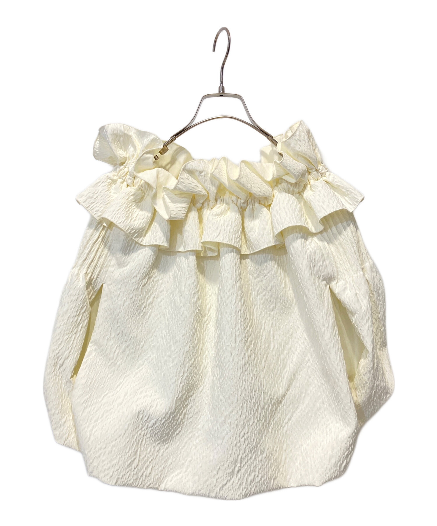 Raffle balloon cape Blouse L'AUBE BLANC】Raffle balloon cape