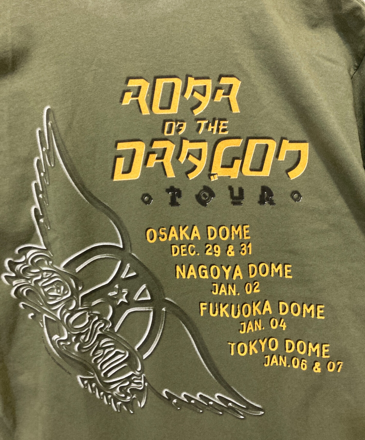 中古・古着通販】giant (ジャイアント) プリントTシャツ グリーン