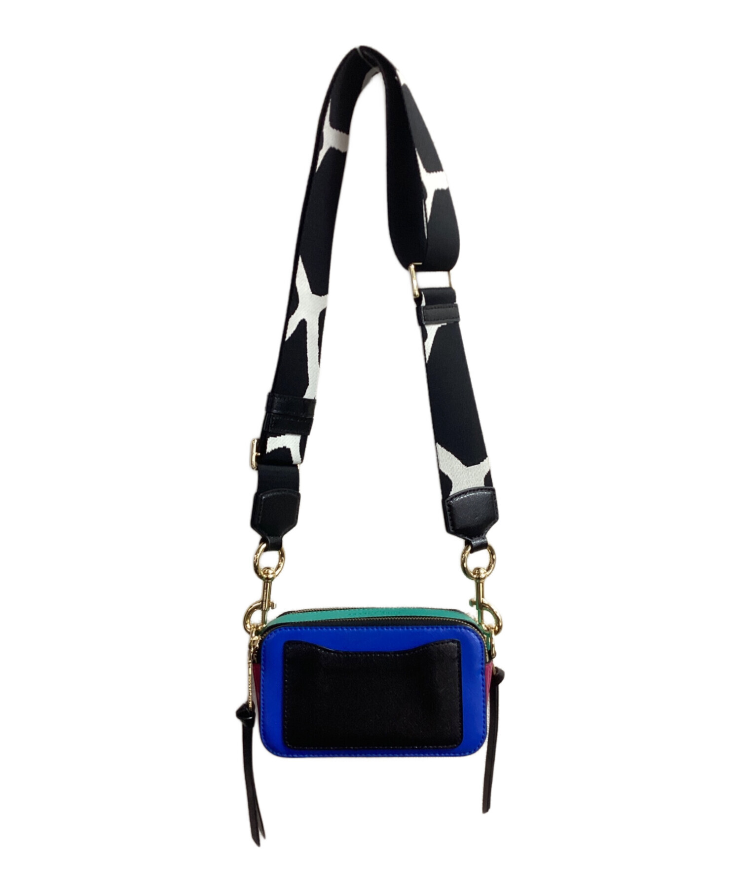 【超美品】MARC JACOBS スナップショットお値下げ中 中古・古着通販】MARC JACOBS (マークジェイコブス) SNAPSHOT ブルー