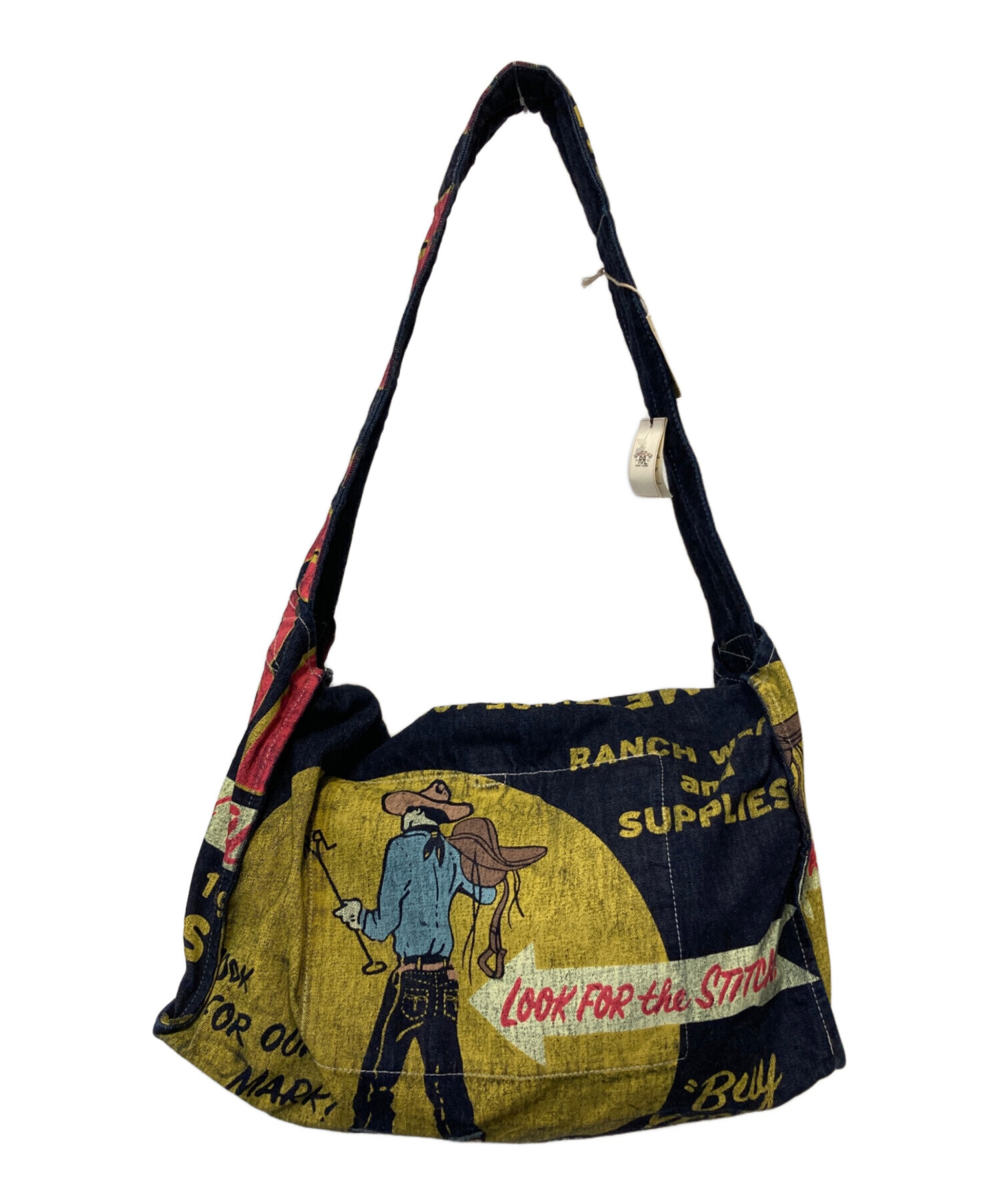 中古・古着通販】RRL (ダブルアールエル) ショルダーバッグ/ニュース 