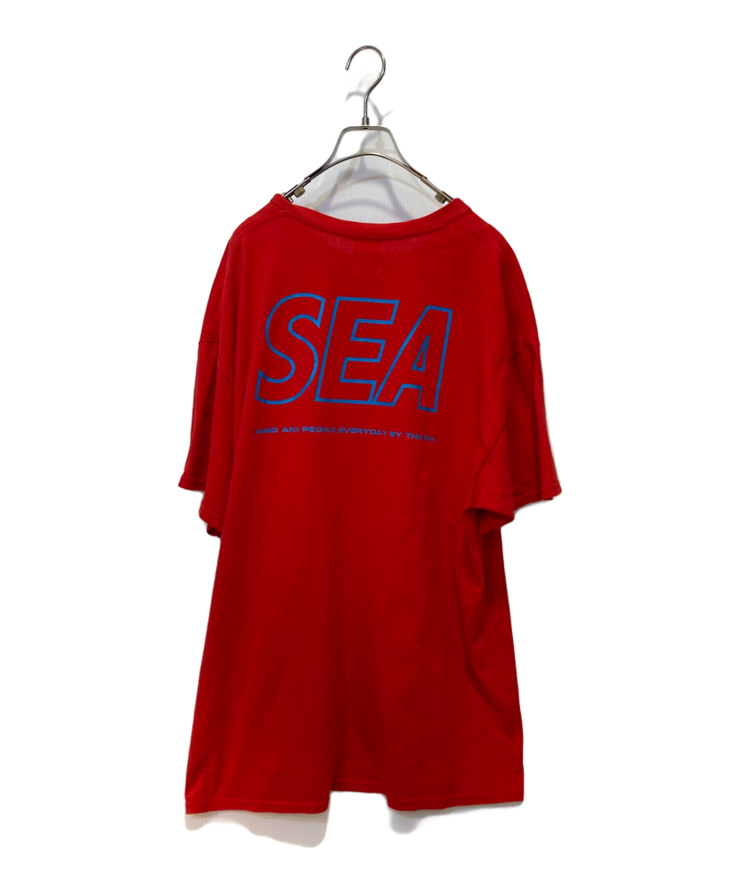 中古・古着通販】WIND AND SEA (ウィンダンシー) Tシャツ レッド
