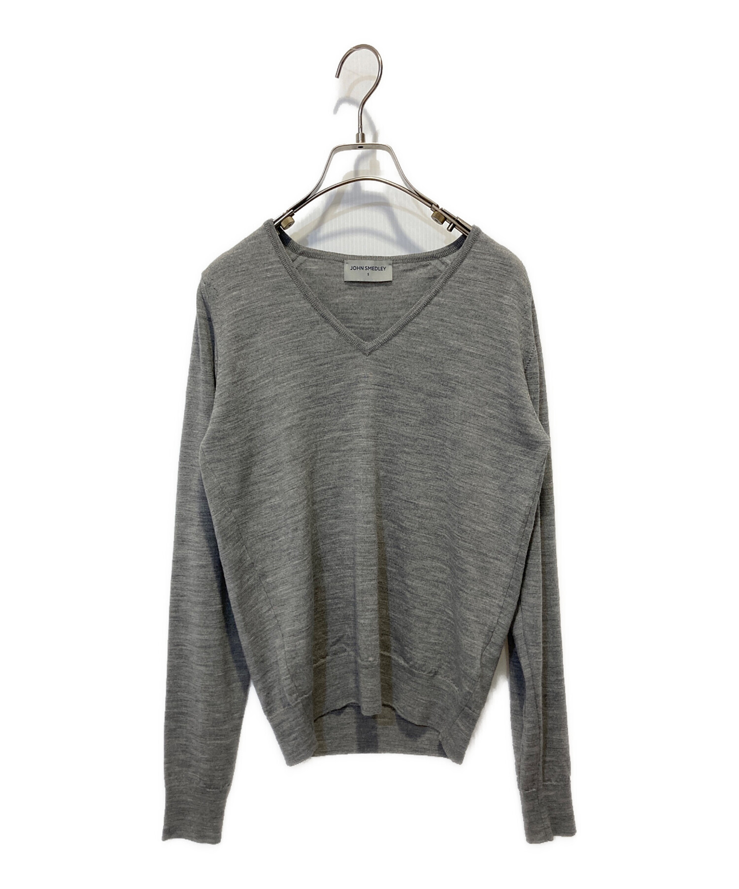 中古・古着通販】JOHN SMEDLEY (ジョンスメドレー) vネック 中古・古着通販】JOHN SMEDLEY (ジョンスメドレー) vネック