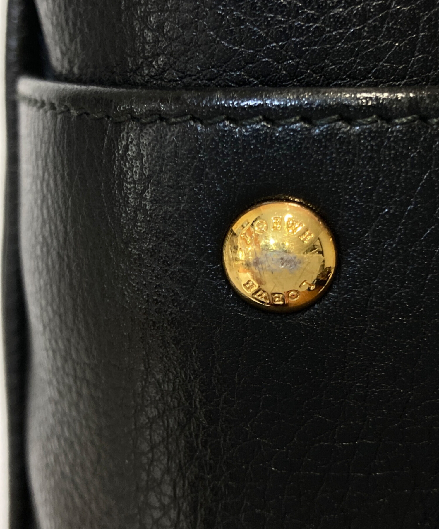中古・古着通販】LOEWE (ロエベ) ヘリテージトートバッグ ブラック