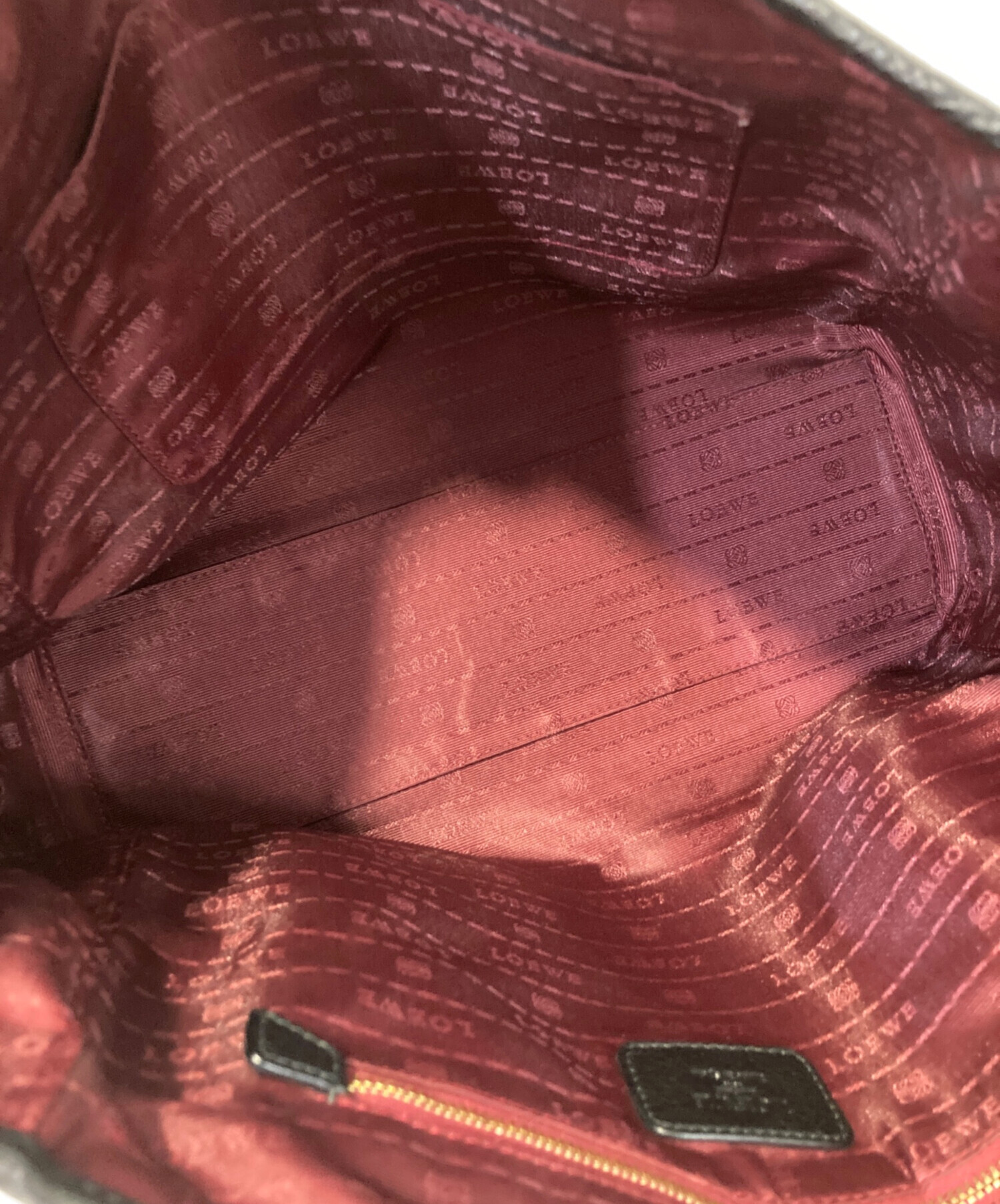 中古・古着通販】LOEWE (ロエベ) ヘリテージトートバッグ ブラック