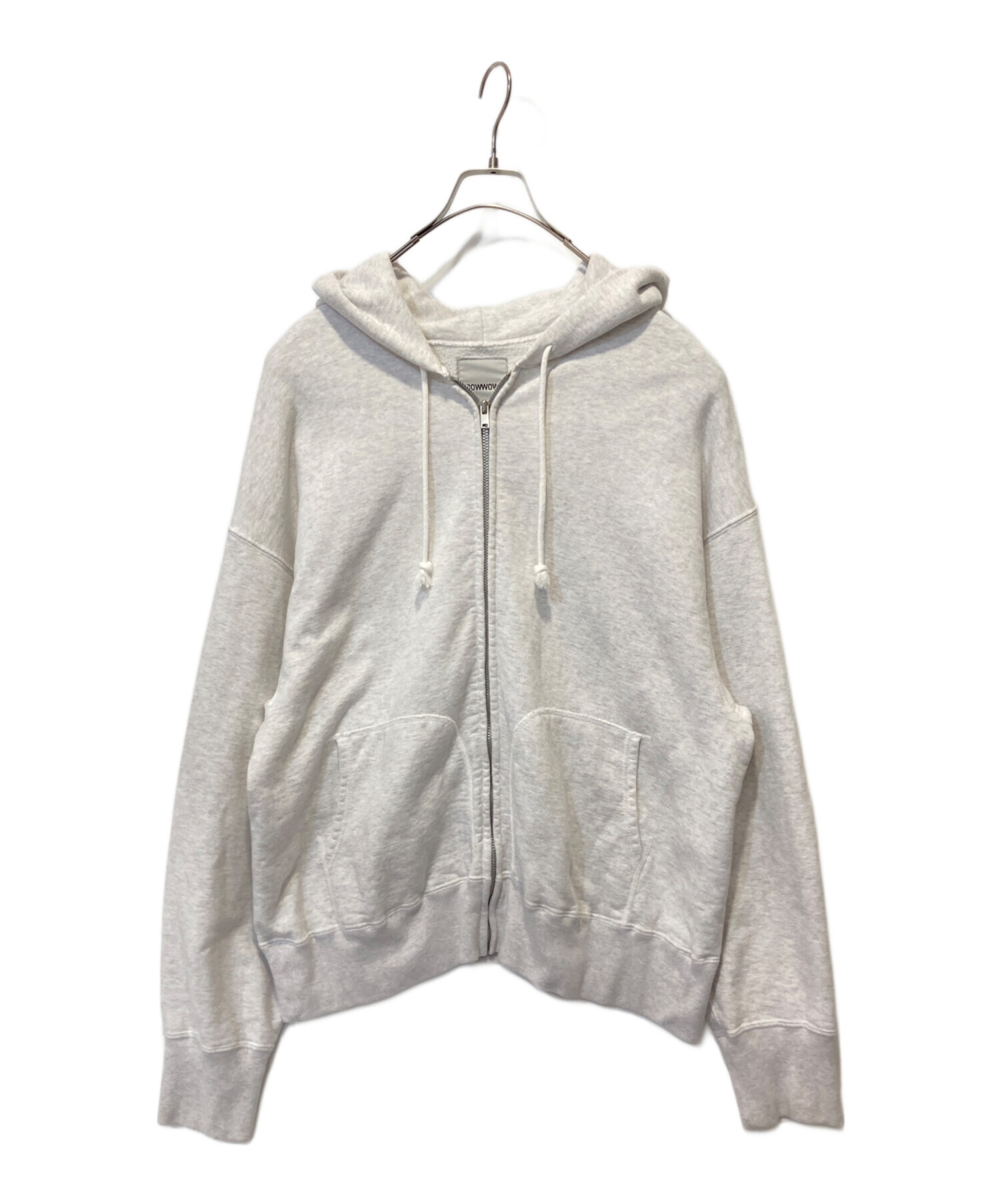 中古・古着通販】BOWWOW (バウワウ) ZIP SWEAT HOODIE AGING グレー 中古・古着通販】BOWWOW (バウワウ) ZIP SWEAT HOODIE AGING グレー