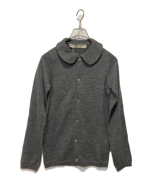 コムデギャルソン　レディース　ニット　カーディガン　M　グレー 中古・古着通販】COMME des GARCONS (コムデギャルソン) ラウンド
