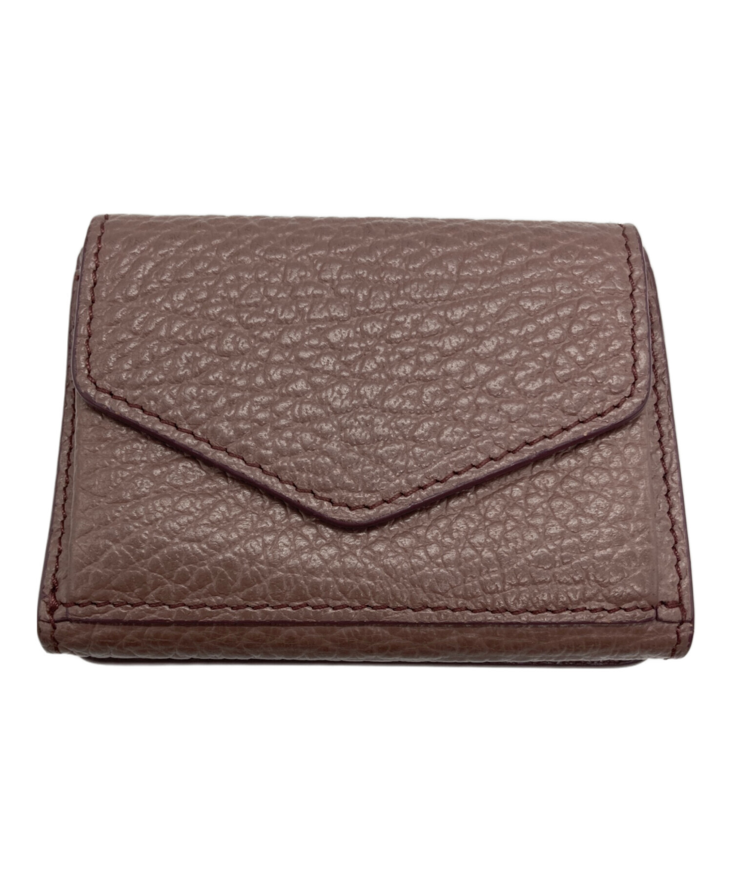マルジェラ ピンクベージュ 財布 中古・古着通販】Maison Margiela (メゾンマルジェラ) 3つ折り