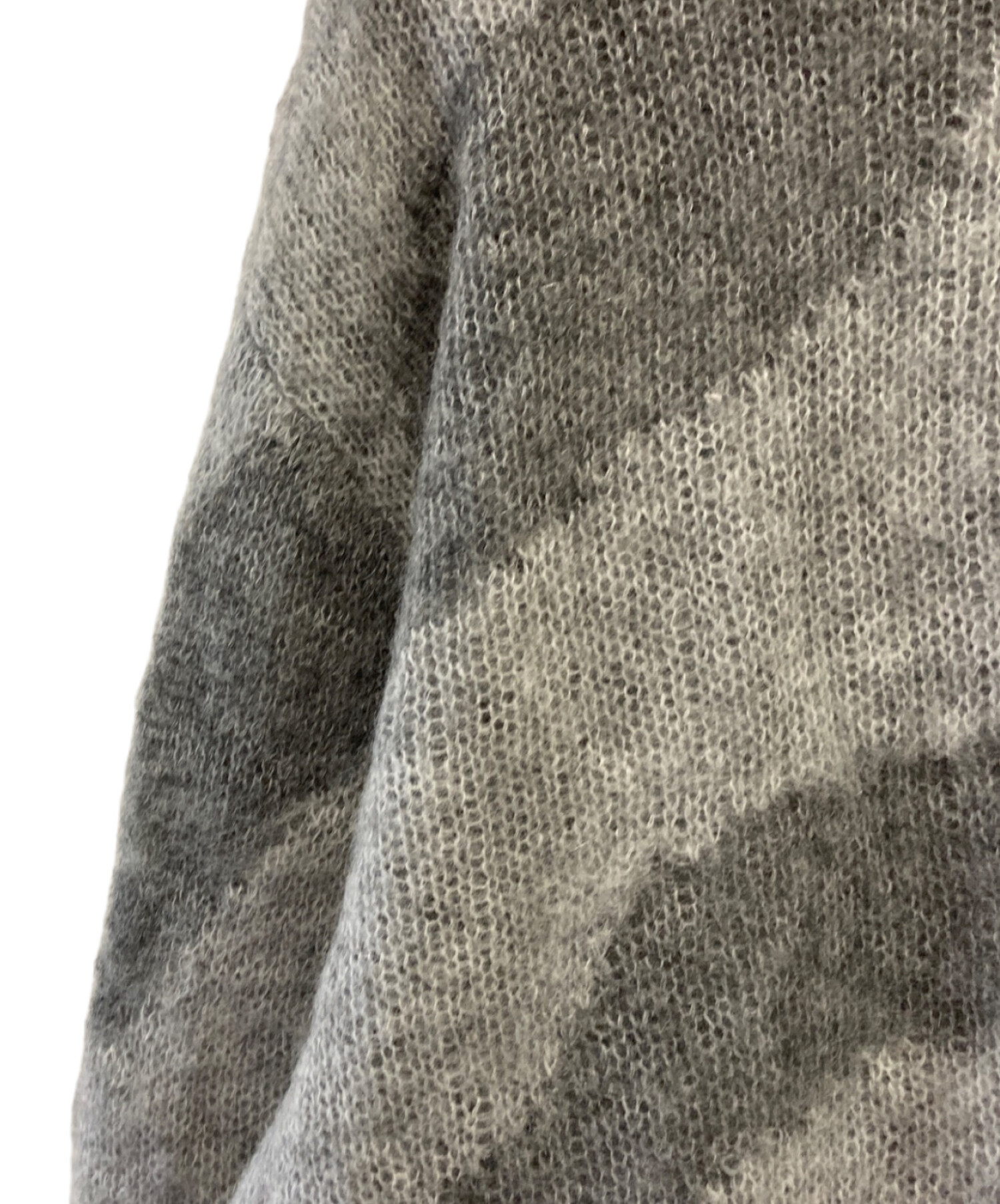 中古・古着通販】Deluxe (デラックス) モヘア混ニット グレー サイズ:M 