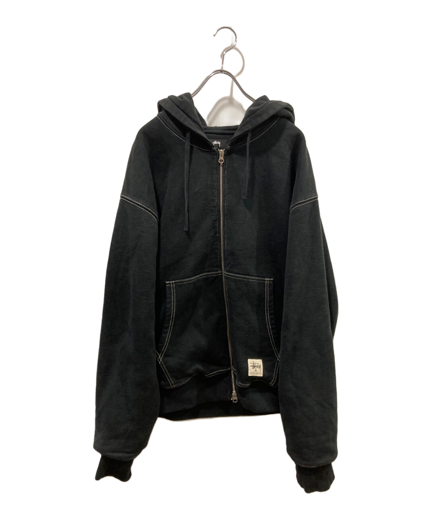 中古・古着通販】stussy (ステューシー) Double Face Label full zip
