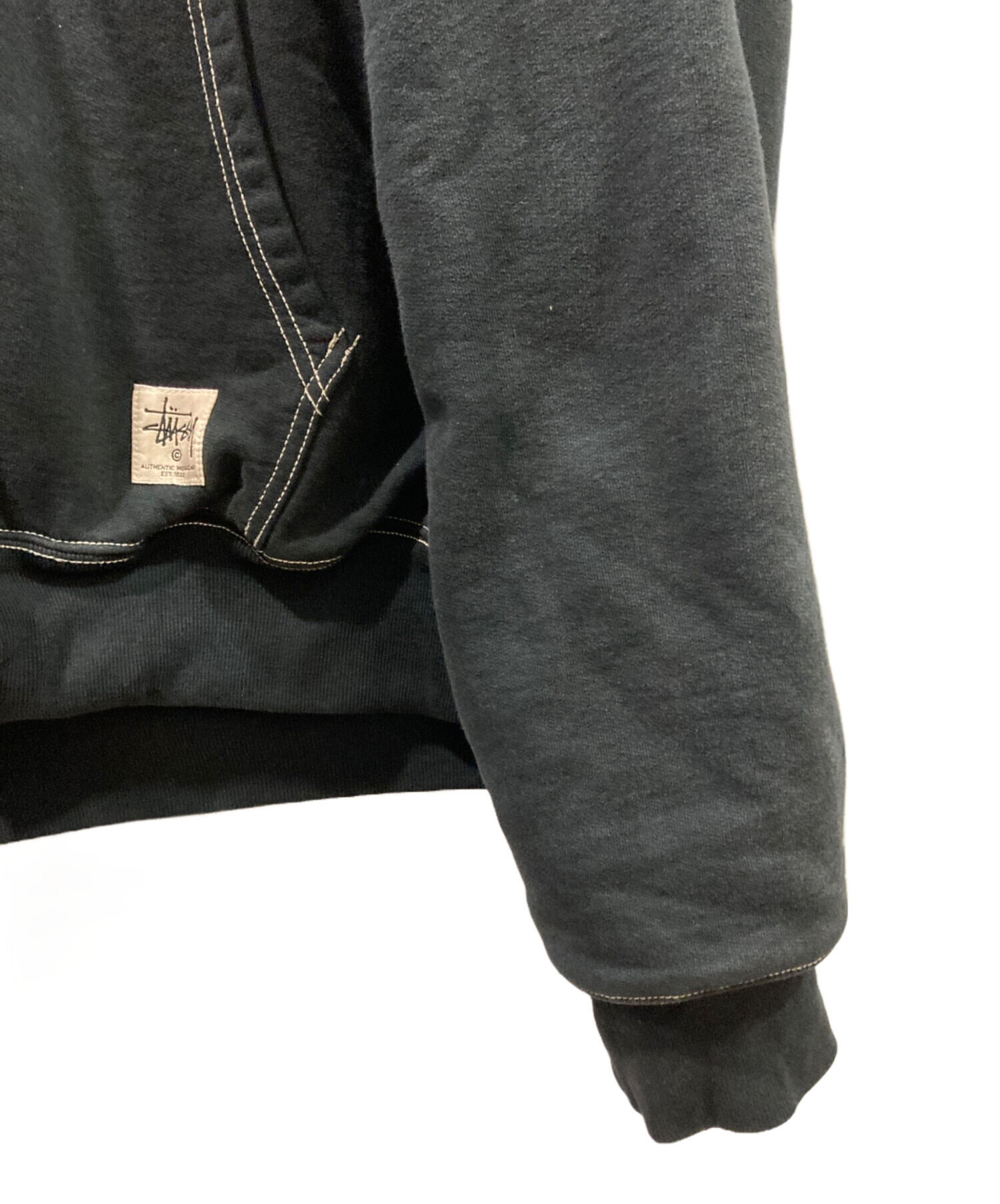 中古・古着通販】stussy (ステューシー) Double Face Label full zip