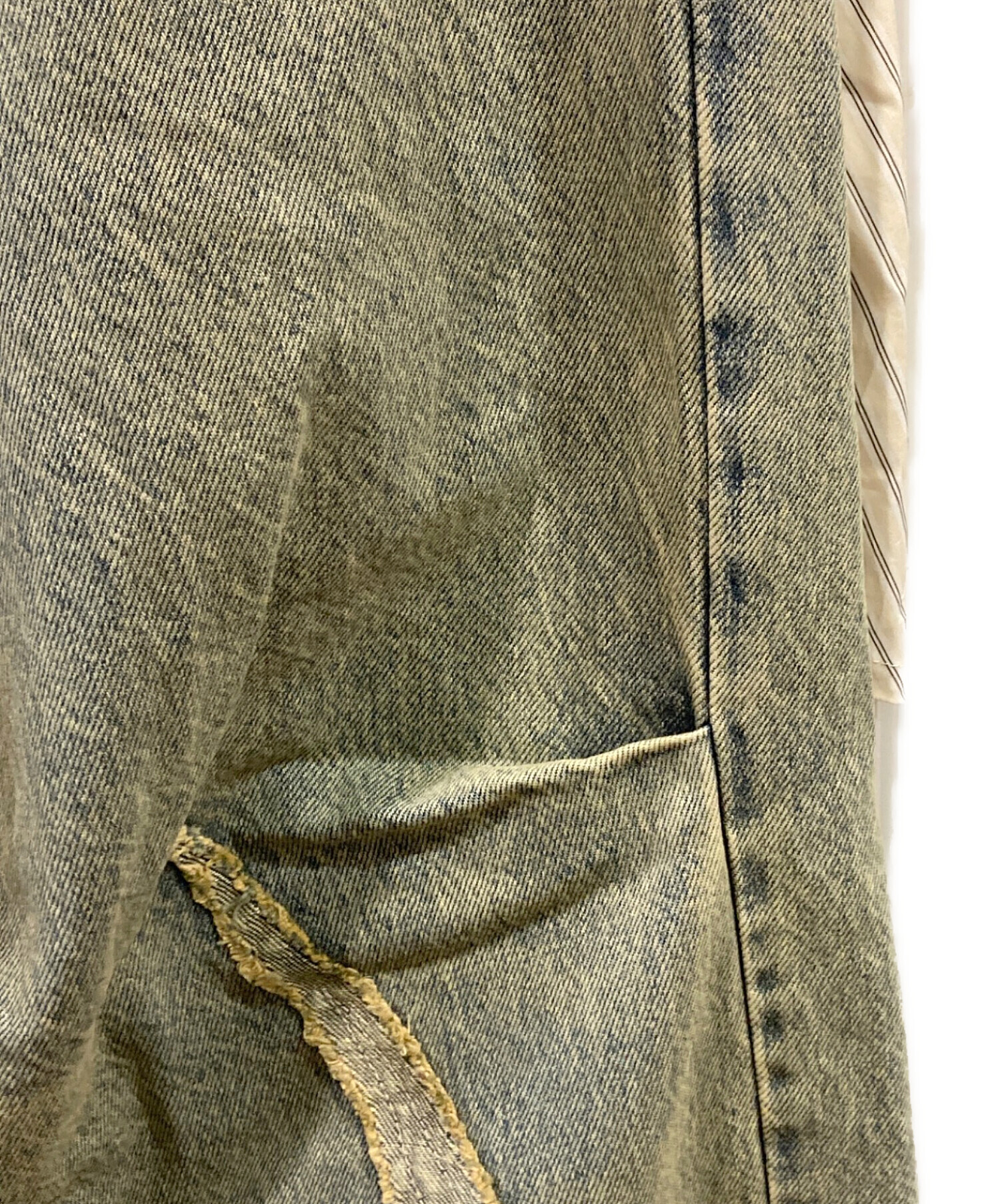 中古・古着通販】namesake (ネイムセイク) jacob layered denim pants