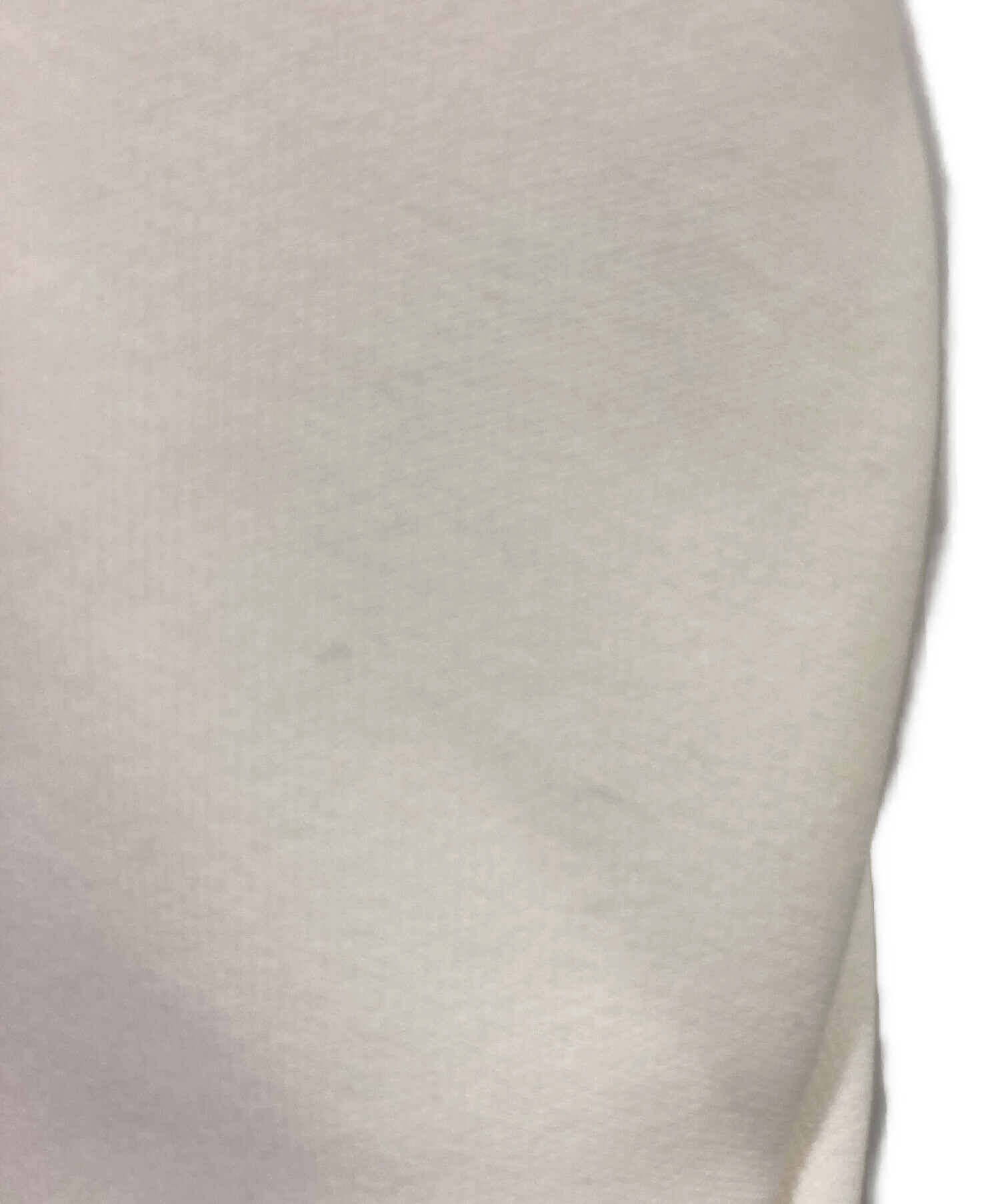 COMME des GARCONS コムデギャルソン ノースリーブ S 白 【古着】【中古】【送料無料】 コムデギャルソンCOMME des GARCONS 製品洗い裾スター貼り付け