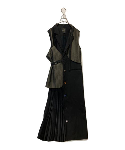 美品✨【UNITED TOKYO】メリダテーラードワンピース アシメントリー 美品✨【UNITED TOKYO】メリダテーラードワンピース アシメントリー 美