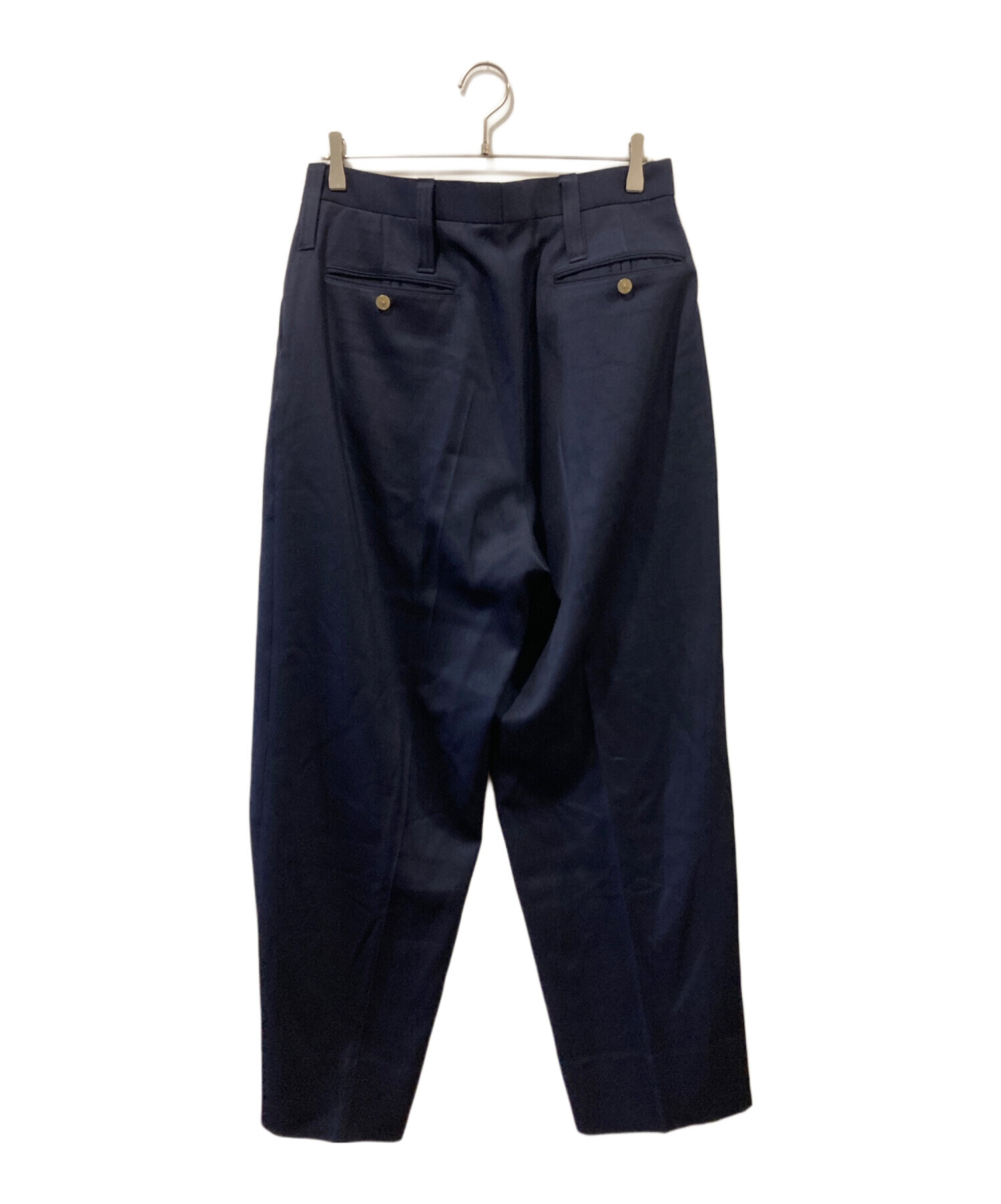 中古・古着通販】INTERIM (インテリム) VIRGIN WOOL GABARDINE 1-TUCK