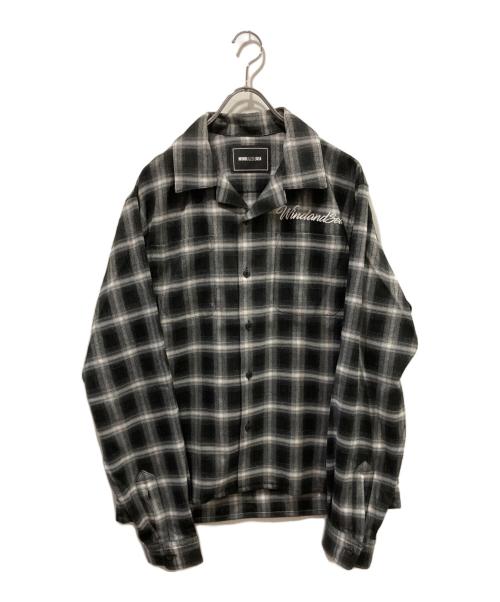 WINDANDSEA ミリタリー チェックシャツ 中古・古着通販】WIND AND SEA (ウィンダンシー) オンブレチェック