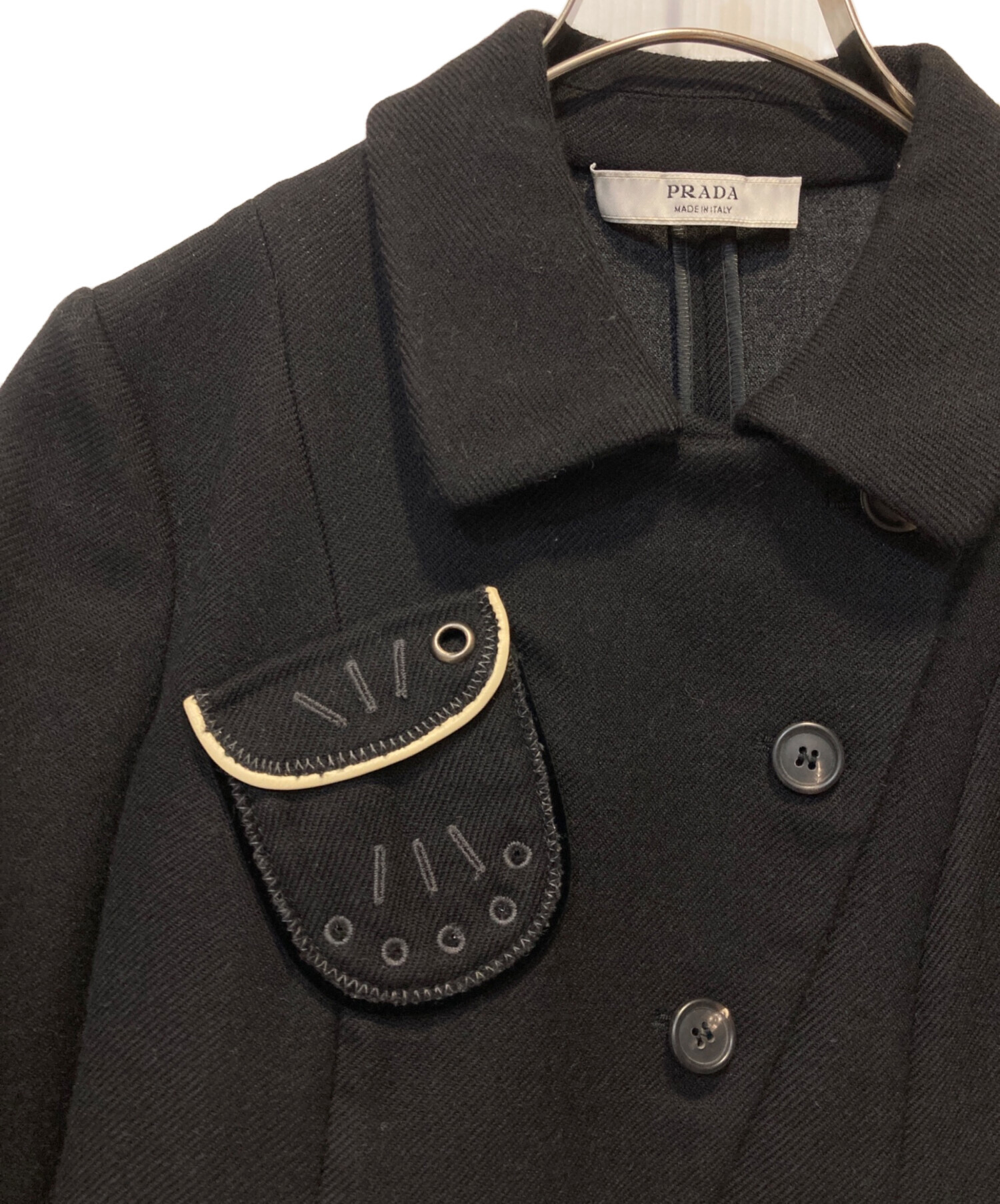 中古・古着通販】PRADA (プラダ) セットアップスーツ ブラック サイズ
