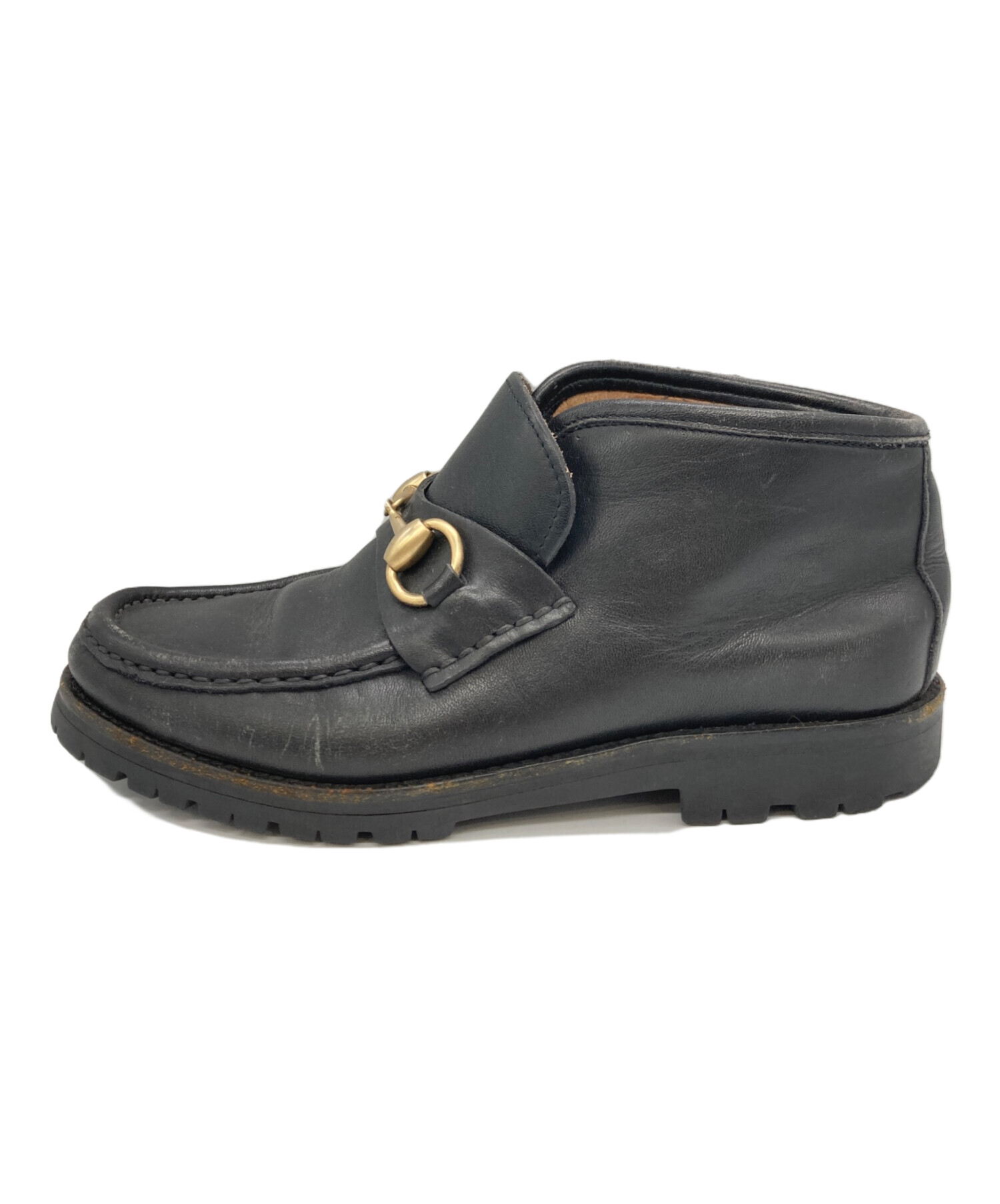 中古・古着通販】GUCCI (グッチ) ビットローファー ブラック サイズ:34