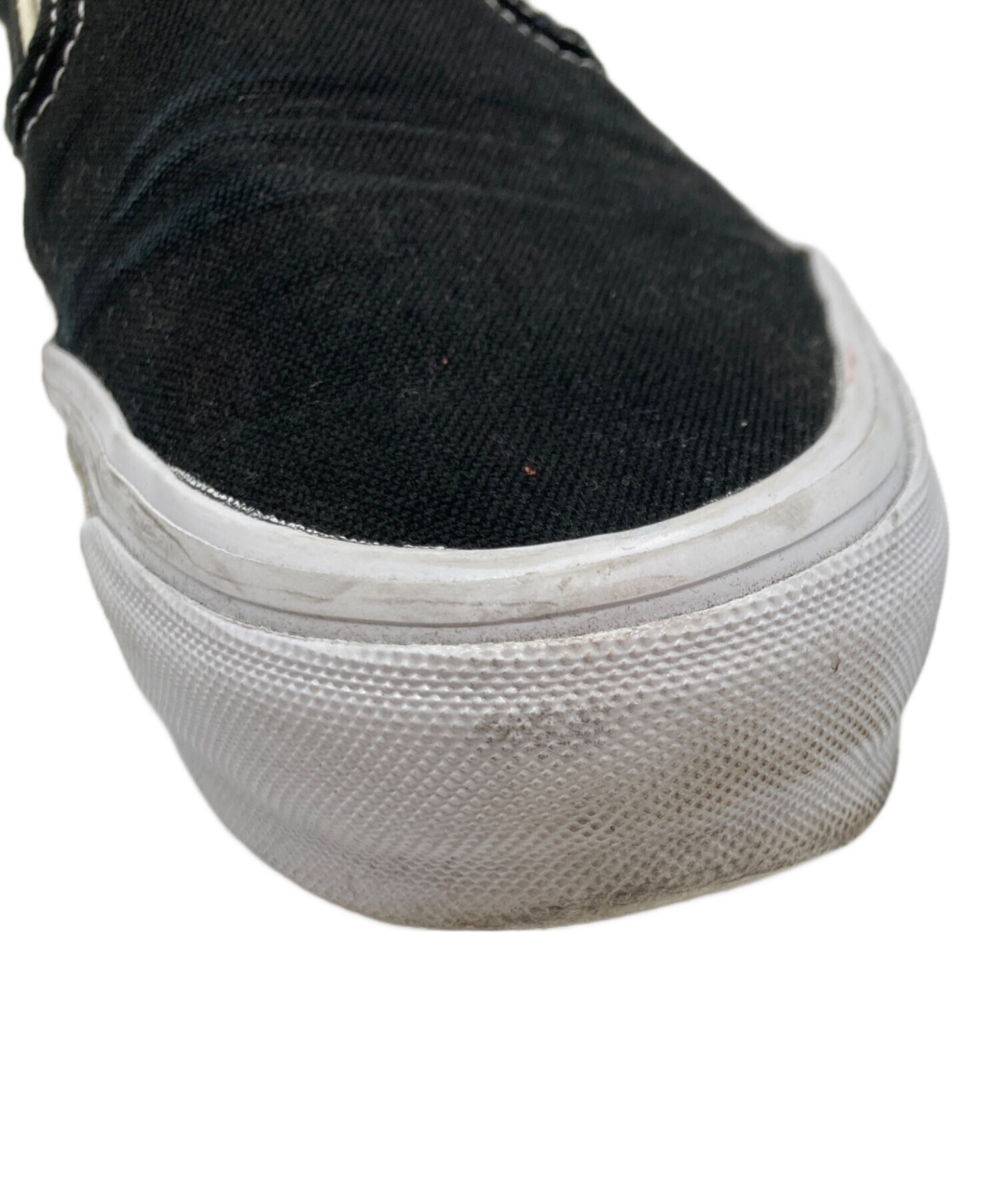 中古・古着通販】VANS (バンズ) スリッポン ブラック サイズ:US9 