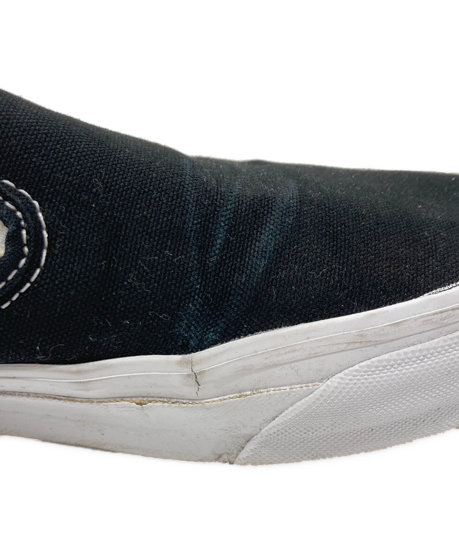 中古・古着通販】VANS (バンズ) スリッポン ブラック サイズ:US9 