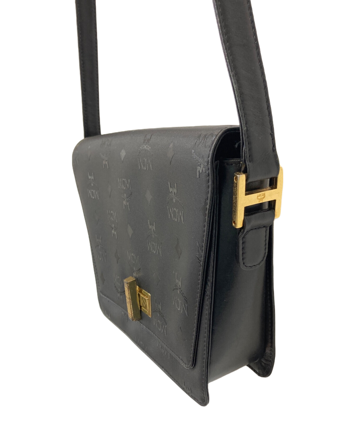 中古・古着通販】MCM (エムシーエム) ショルダーバッグ ブラック