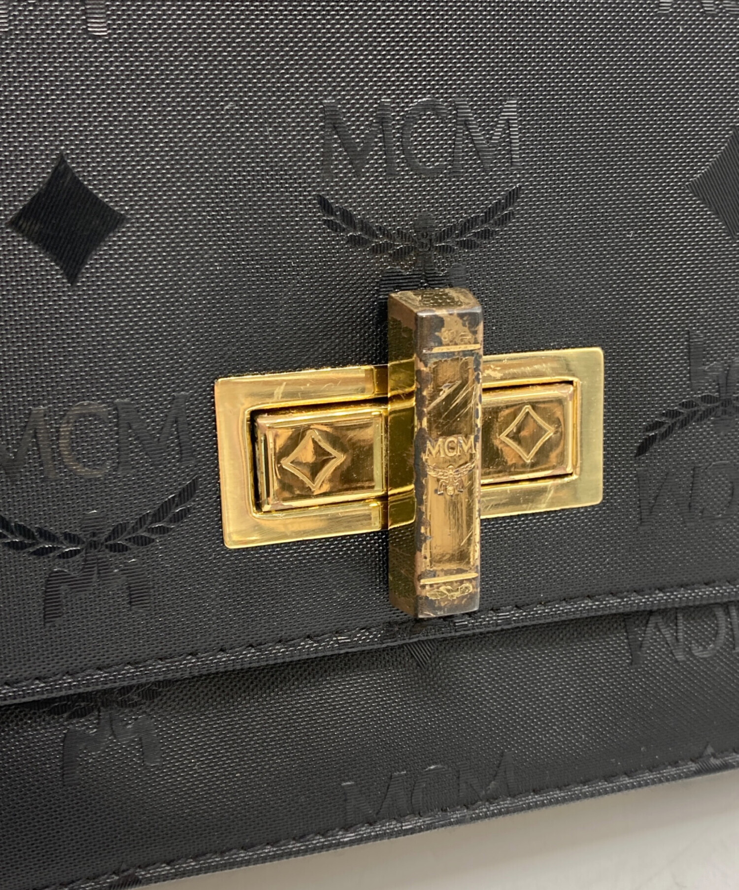 中古・古着通販】MCM (エムシーエム) ショルダーバッグ ブラック